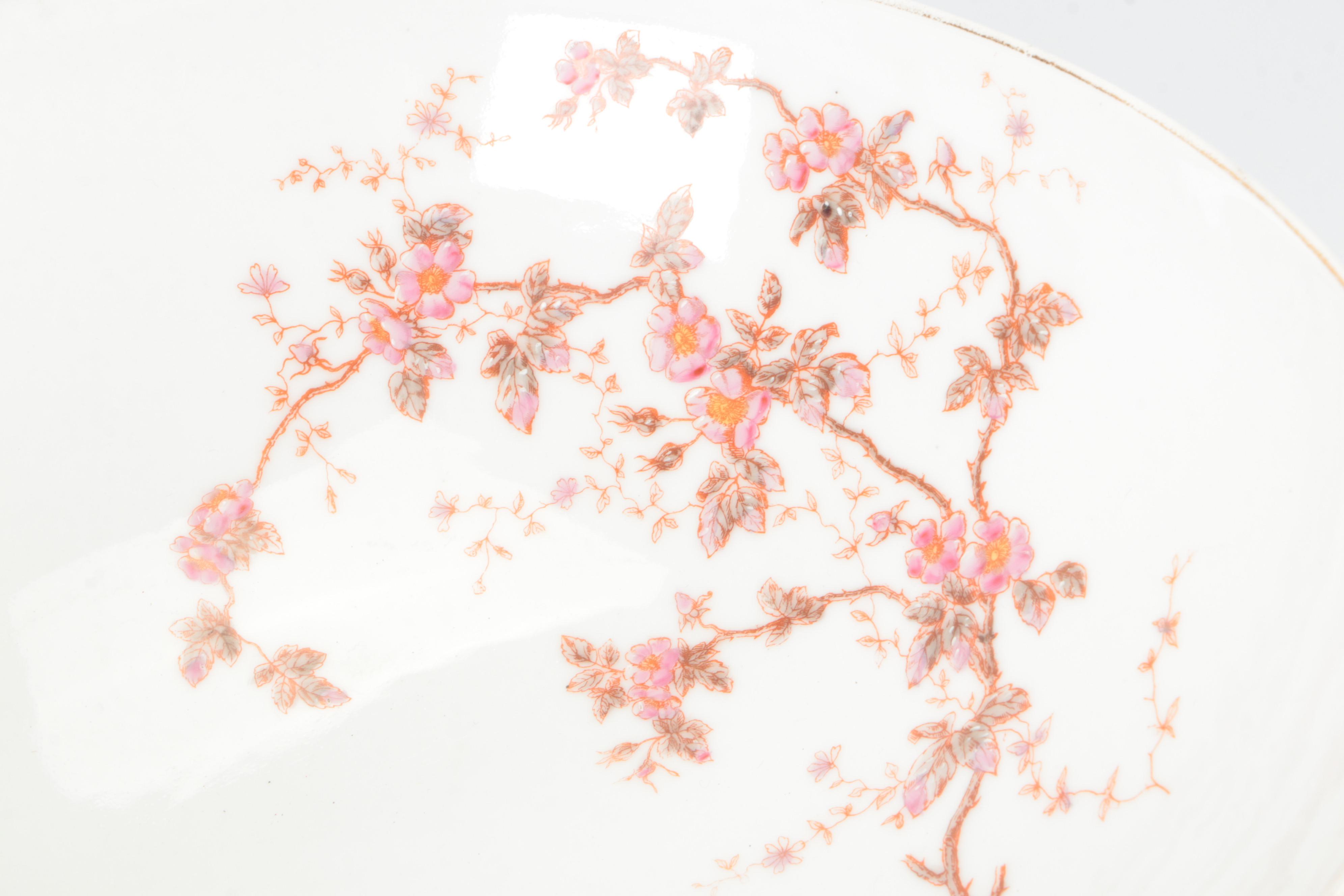 Tressemanes & Vogt for M. W. Beveridge Washington DC Porcelain Punch Bowl