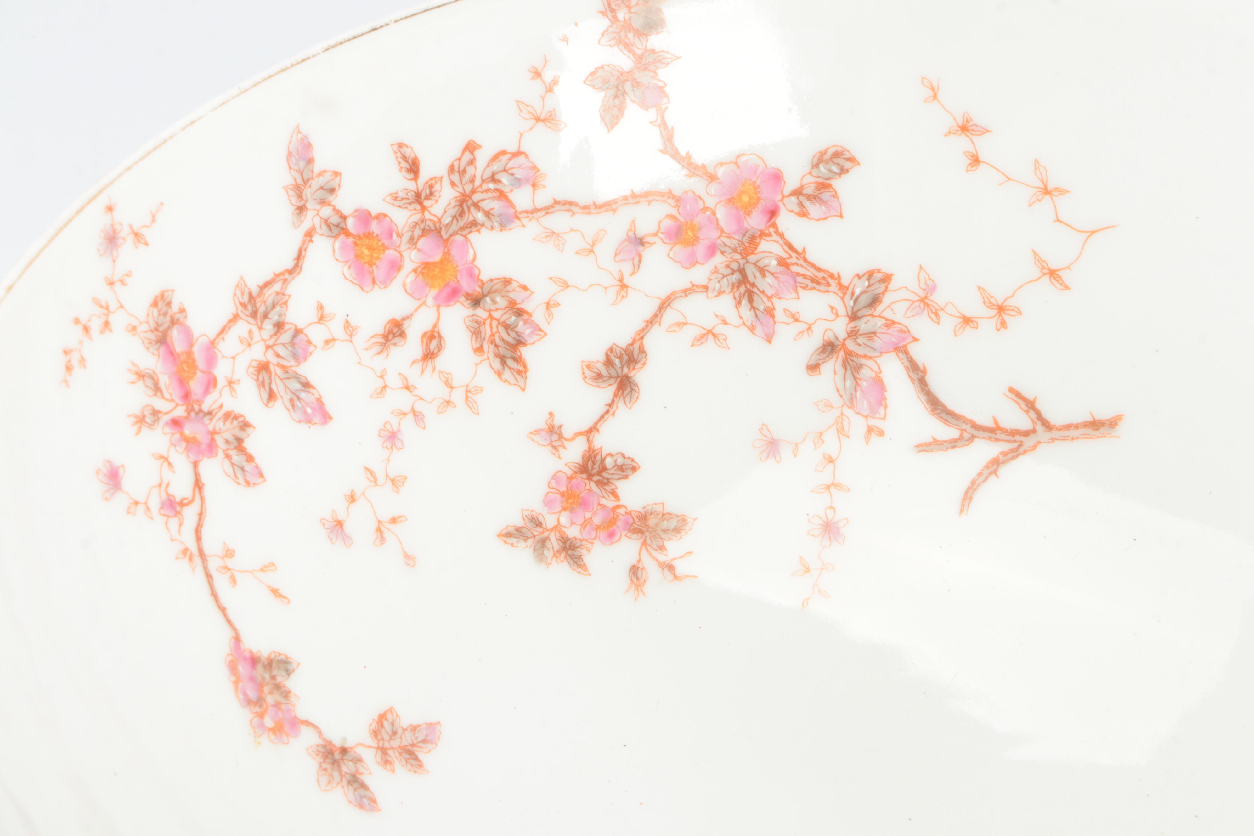 Tressemanes & Vogt for M. W. Beveridge Washington DC Porcelain Punch Bowl