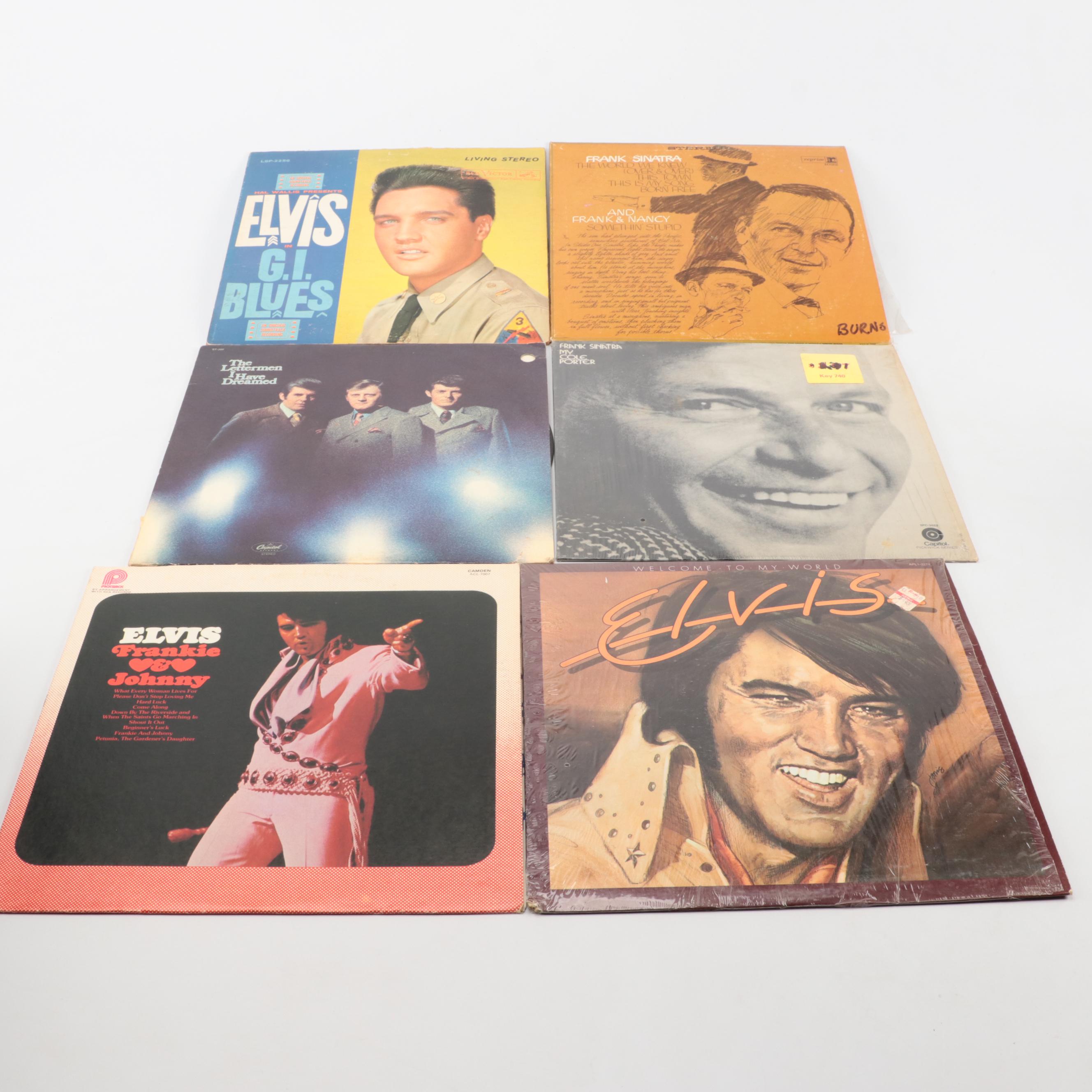 Elvis Presley, Frank Sinatra, Robert Goulet, The Lettermen and More LPs