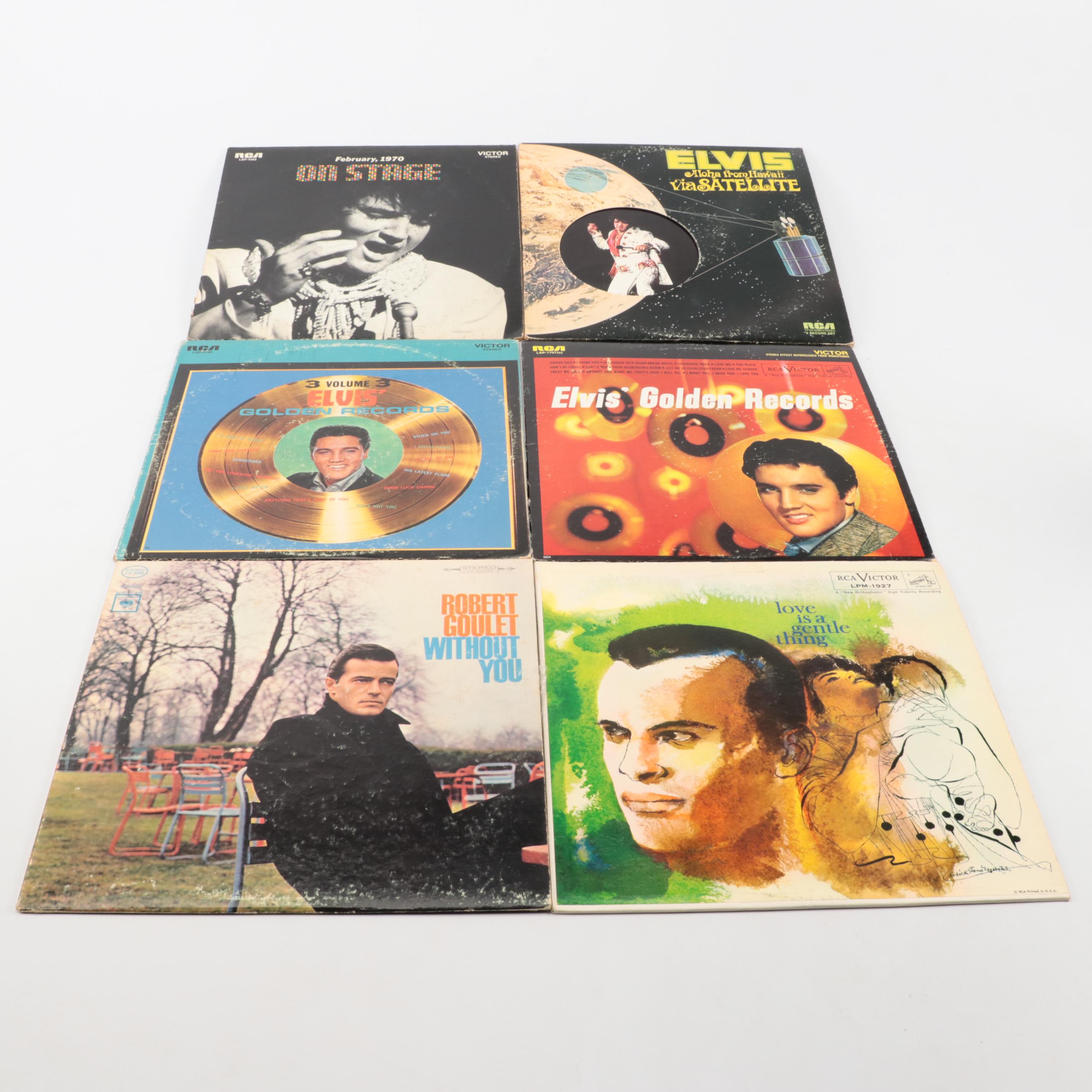 Elvis Presley, Frank Sinatra, Robert Goulet, The Lettermen and More LPs