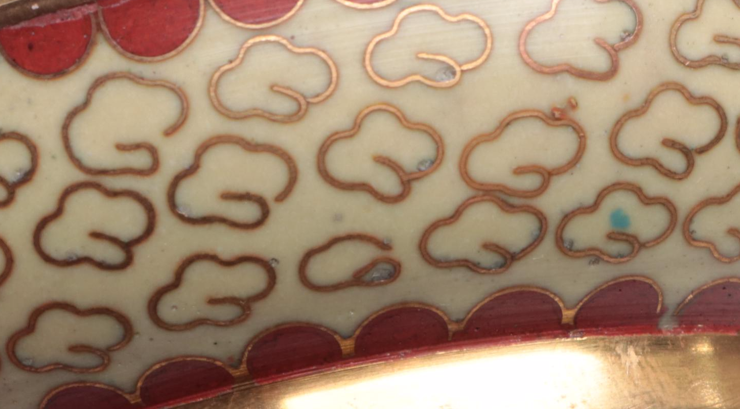 Chinese Cloisonné Enamel Lidded Trinket Bowls