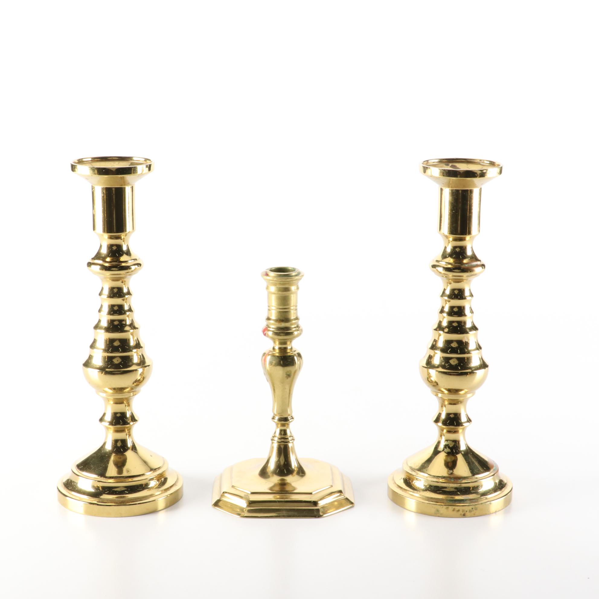 Virginia Metalcrafters, Harvin, and Other Brass Candlesticks