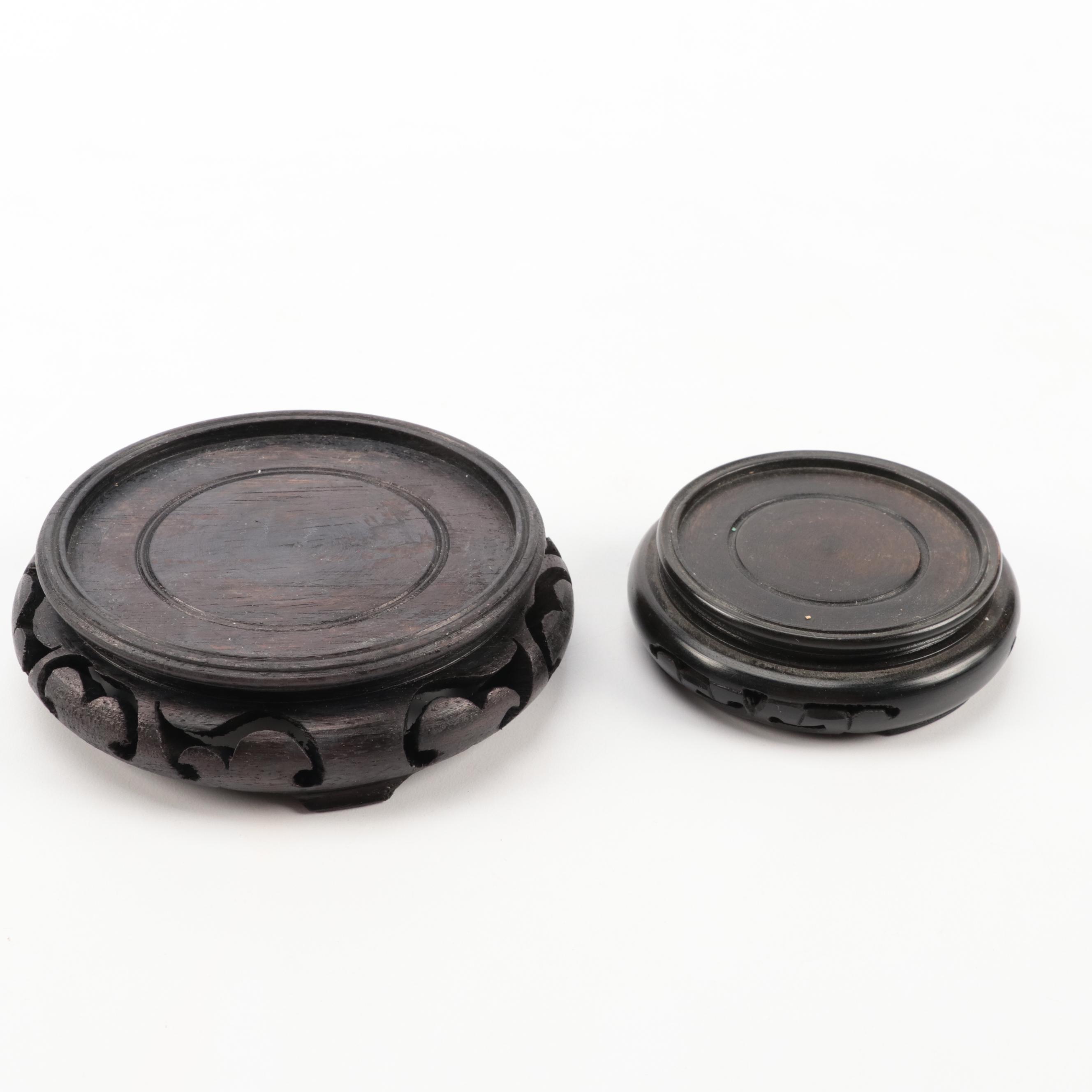 Chinese Cloisonne Vases with Stands