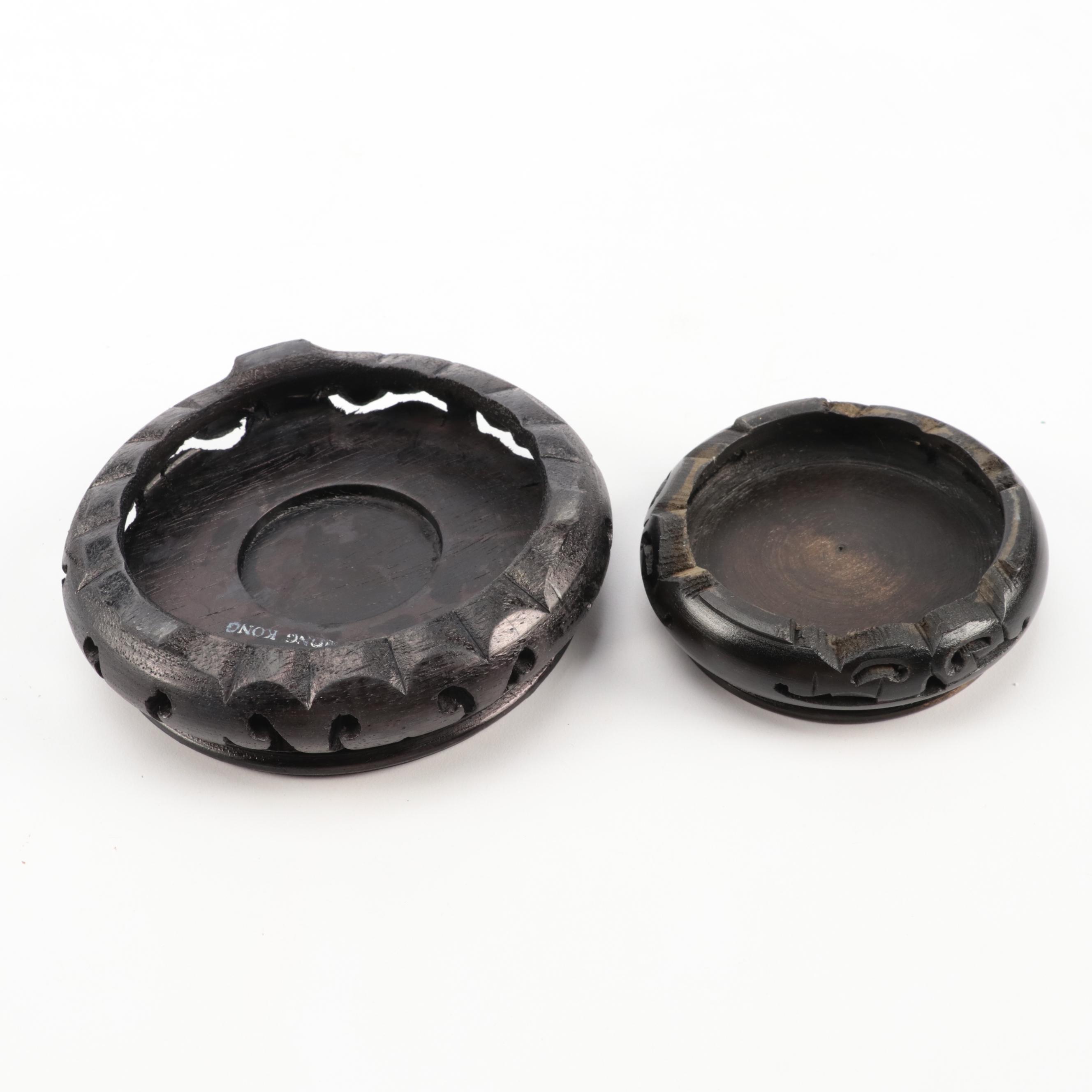 Chinese Cloisonne Vases with Stands