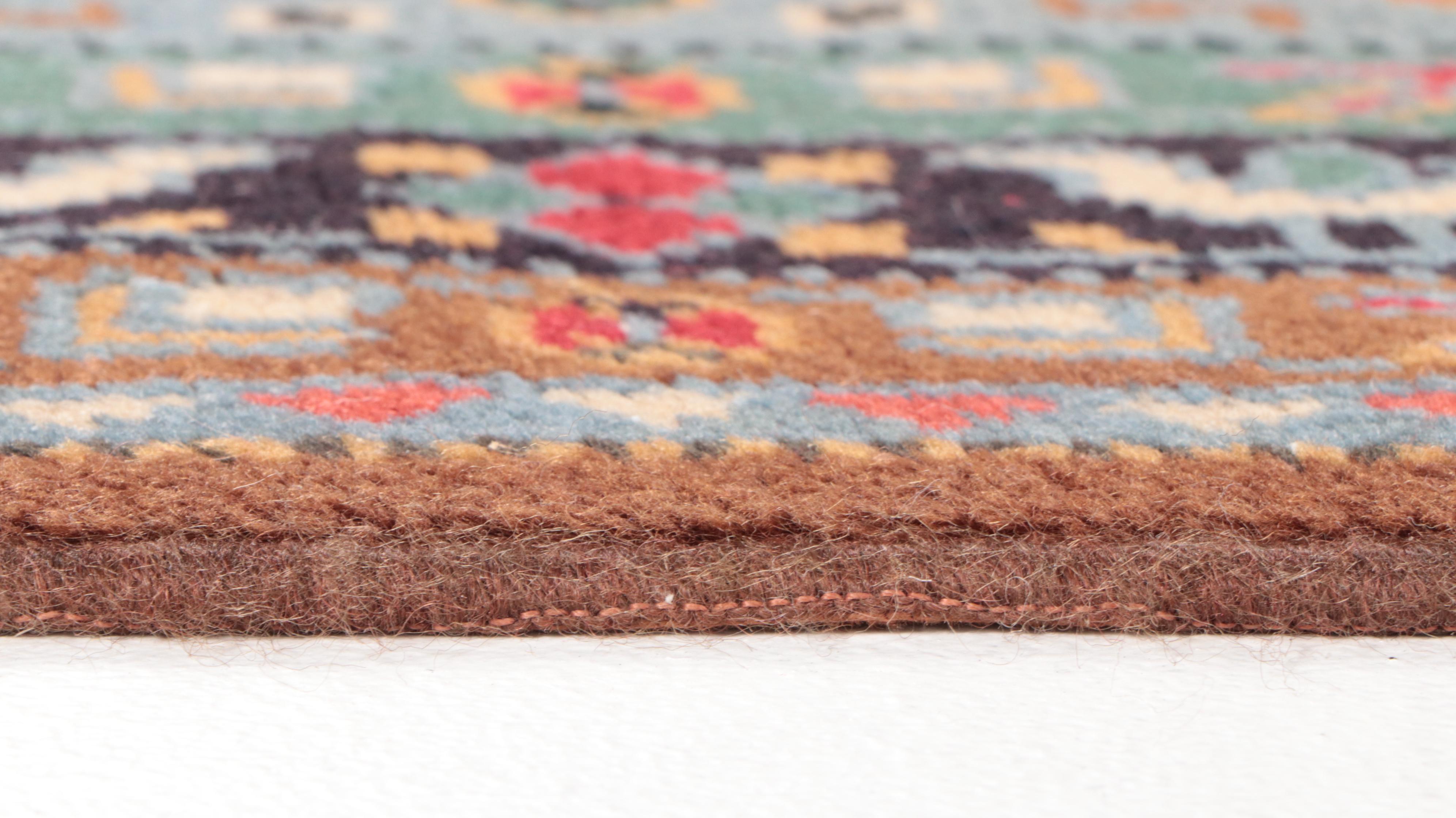 3'1 x 6'1 Hand-Knotted Caucasian Kazak Area Rug