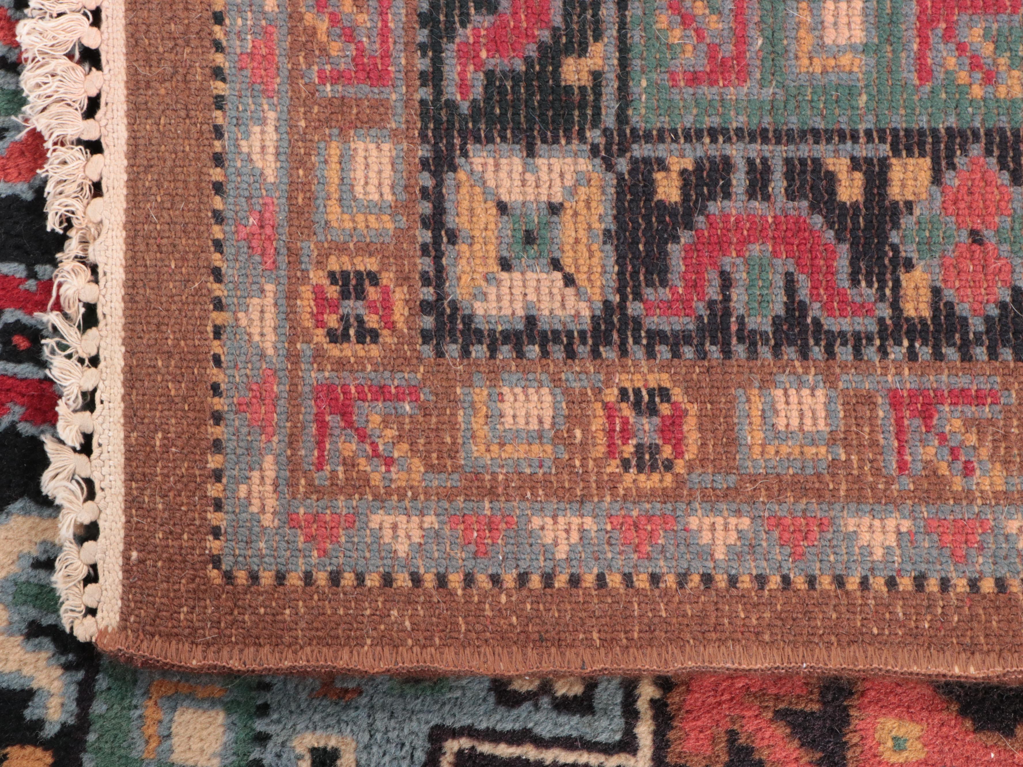 3'1 x 6'1 Hand-Knotted Caucasian Kazak Area Rug