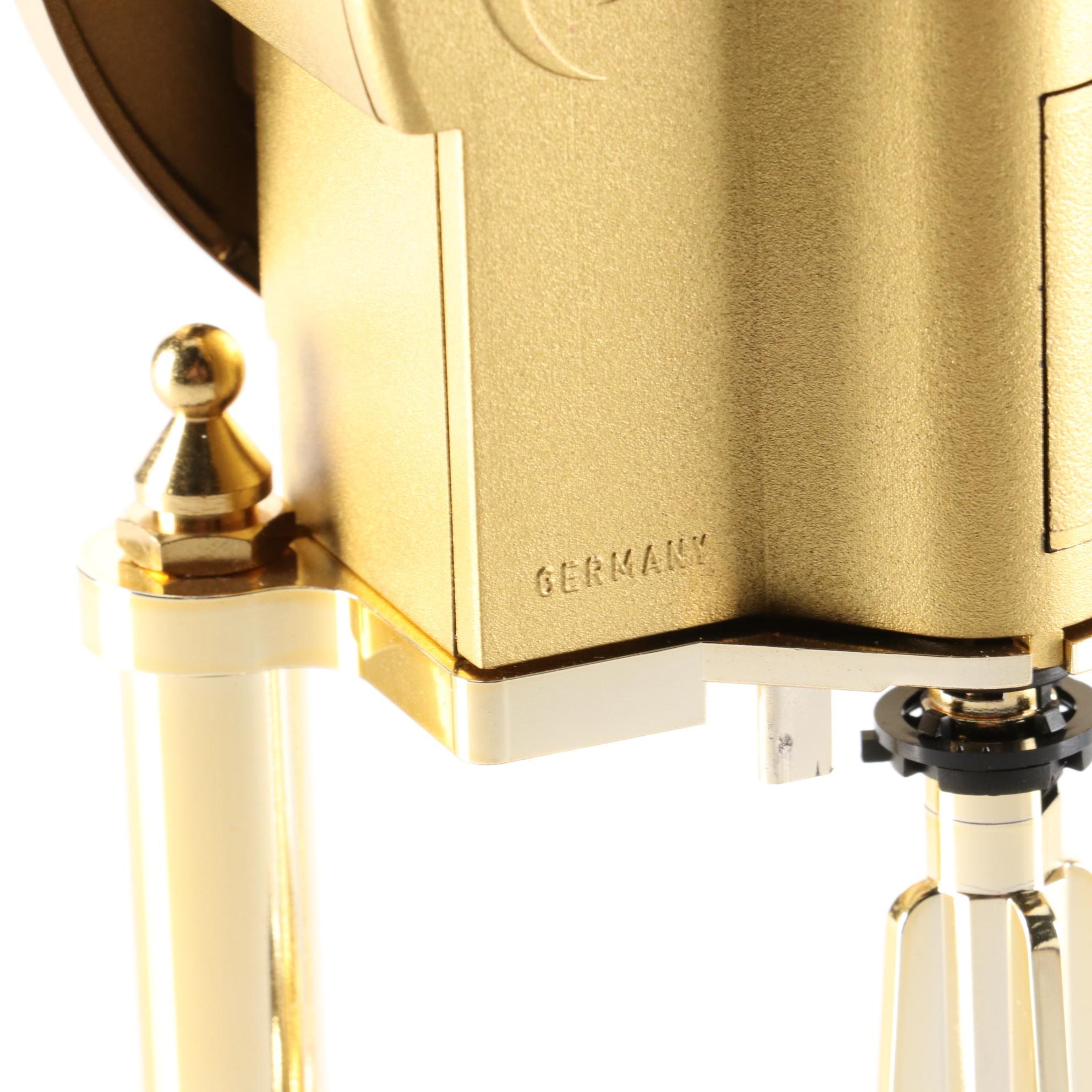 Seth Thomas Brass Bracket Desk Clock with Other Clocks