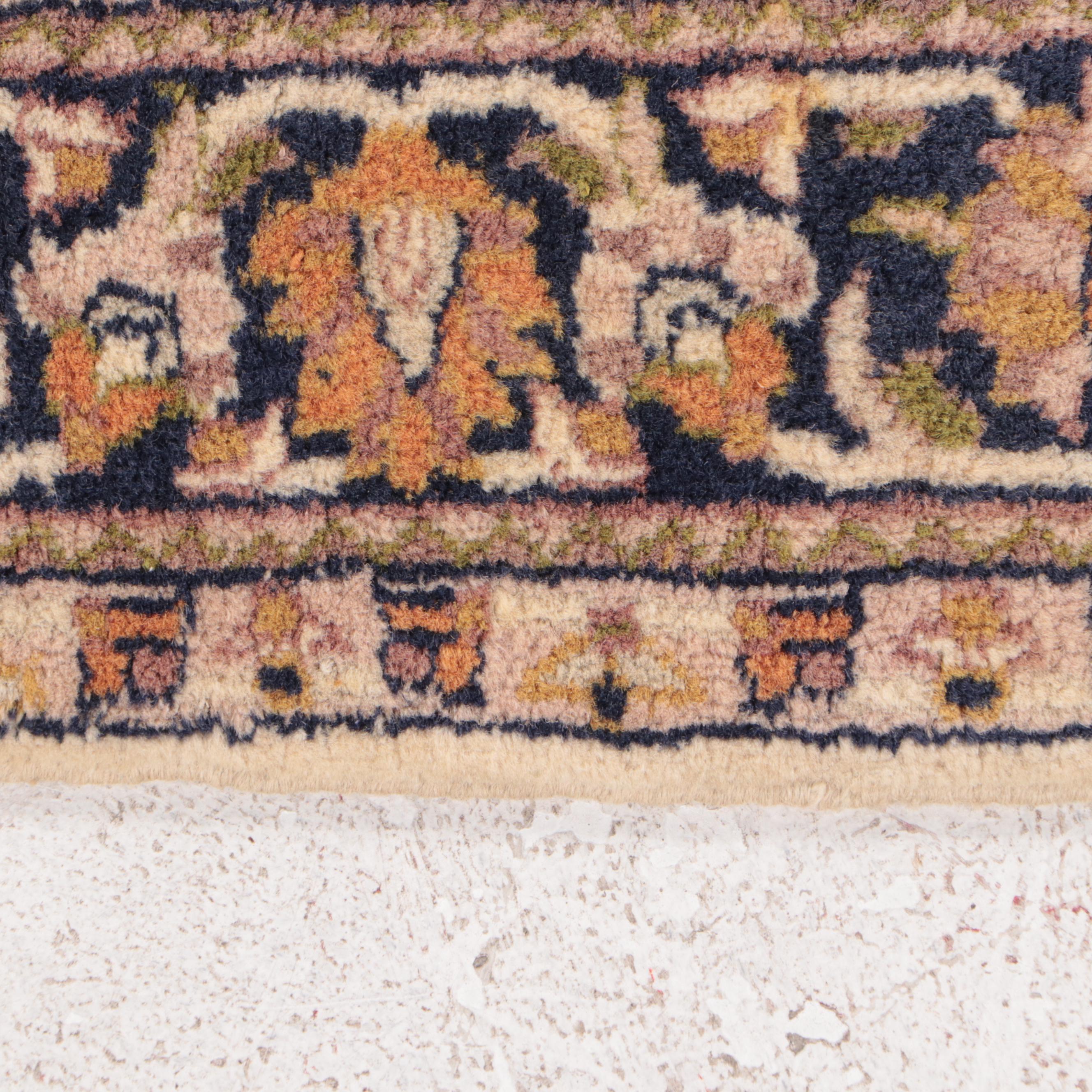 4' x 6'11 Hand-Knotted Indo-Persian Area Rug