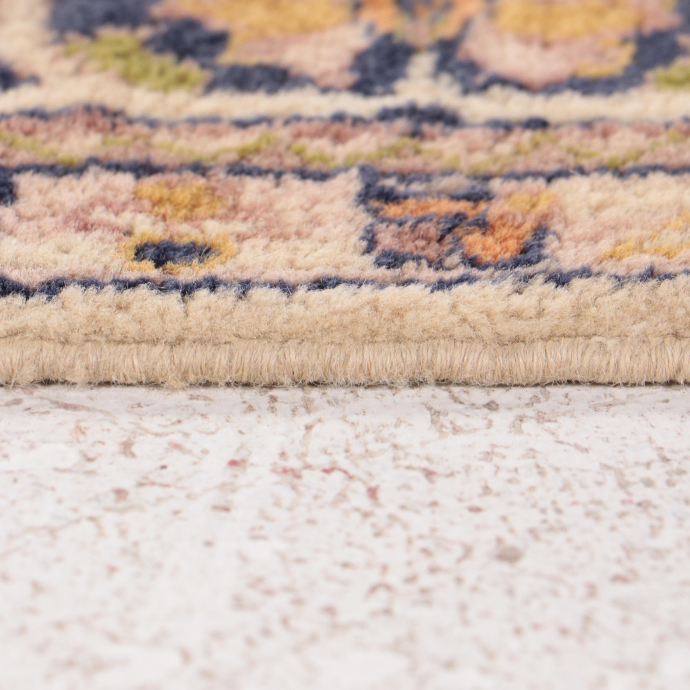 4' x 6'11 Hand-Knotted Indo-Persian Area Rug