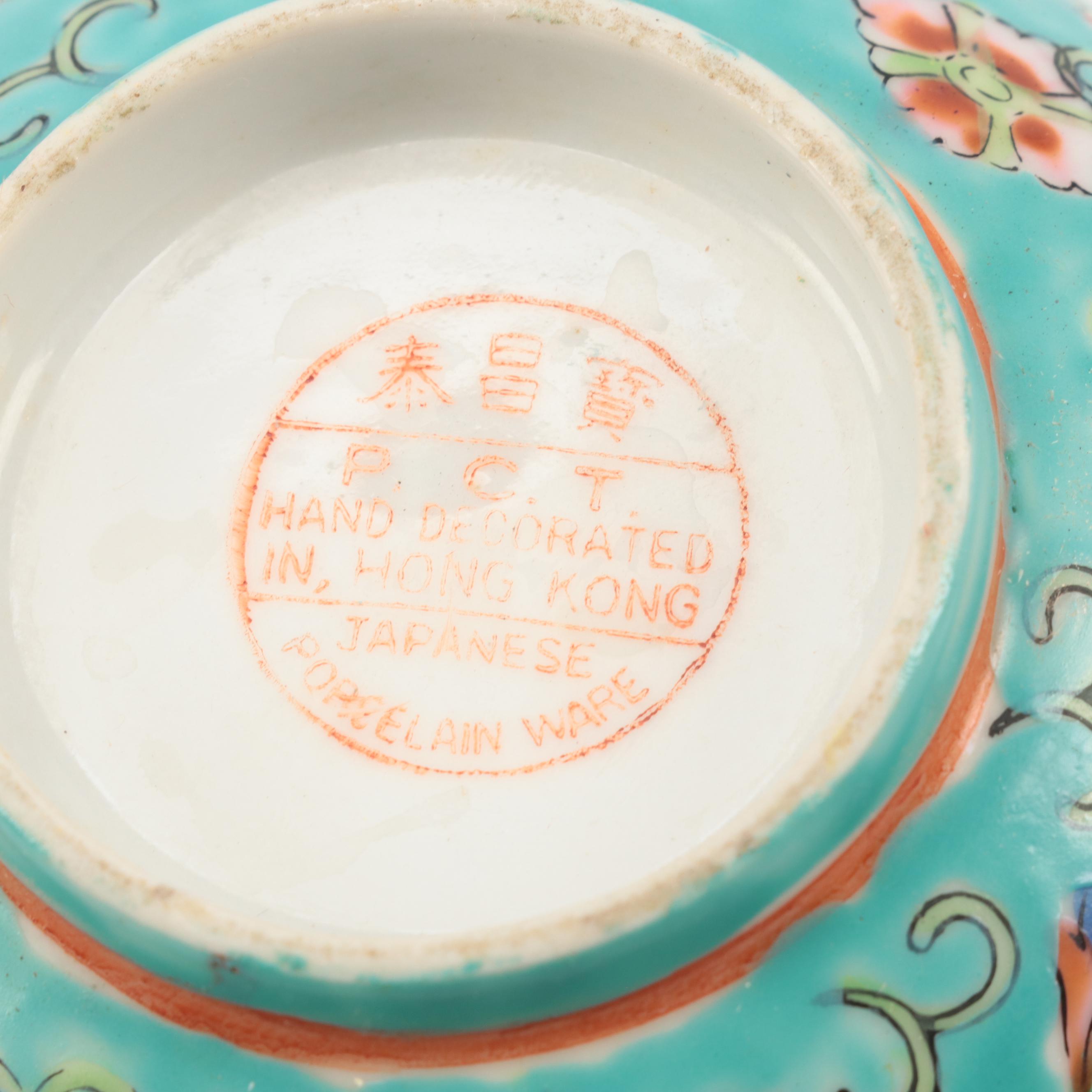 Chinese Teal Porcelain Dinnerware