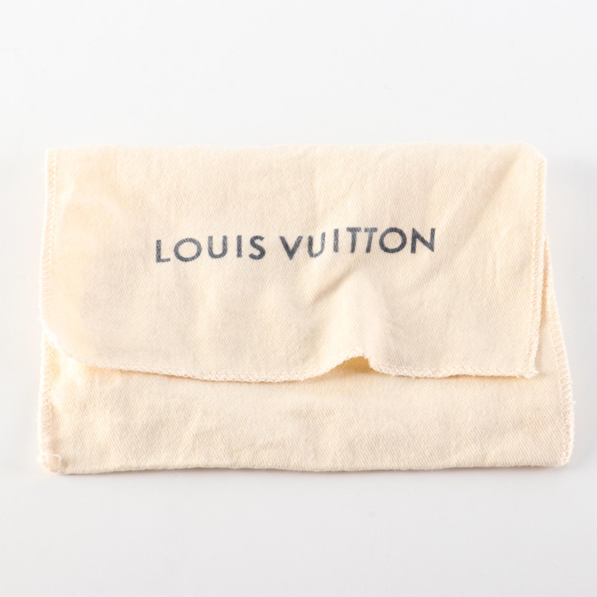 Louis Vuitton Lipstick Case on Chain in Reverse Monogram Canvas