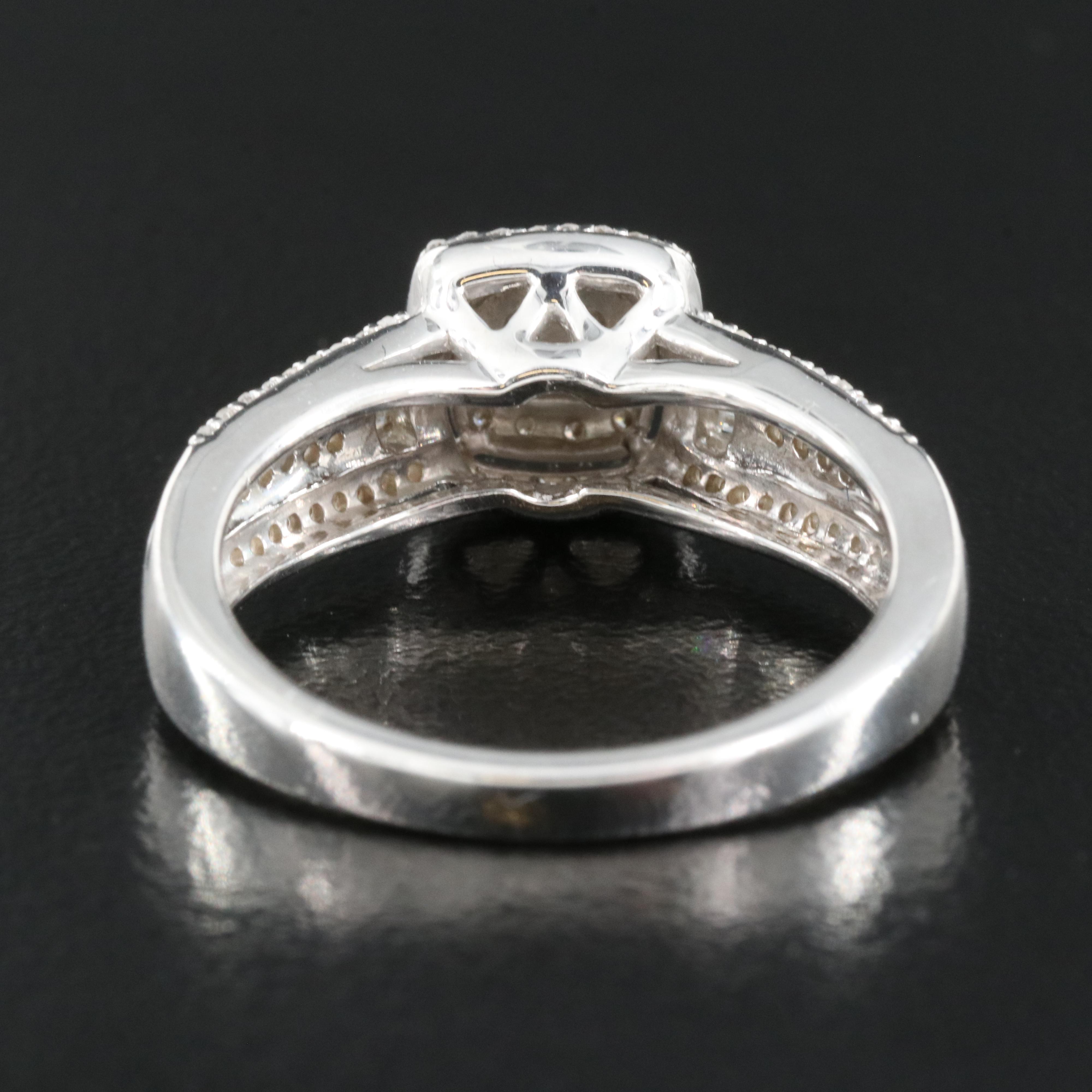 Sterling 0.34 CTW Diamond Ring