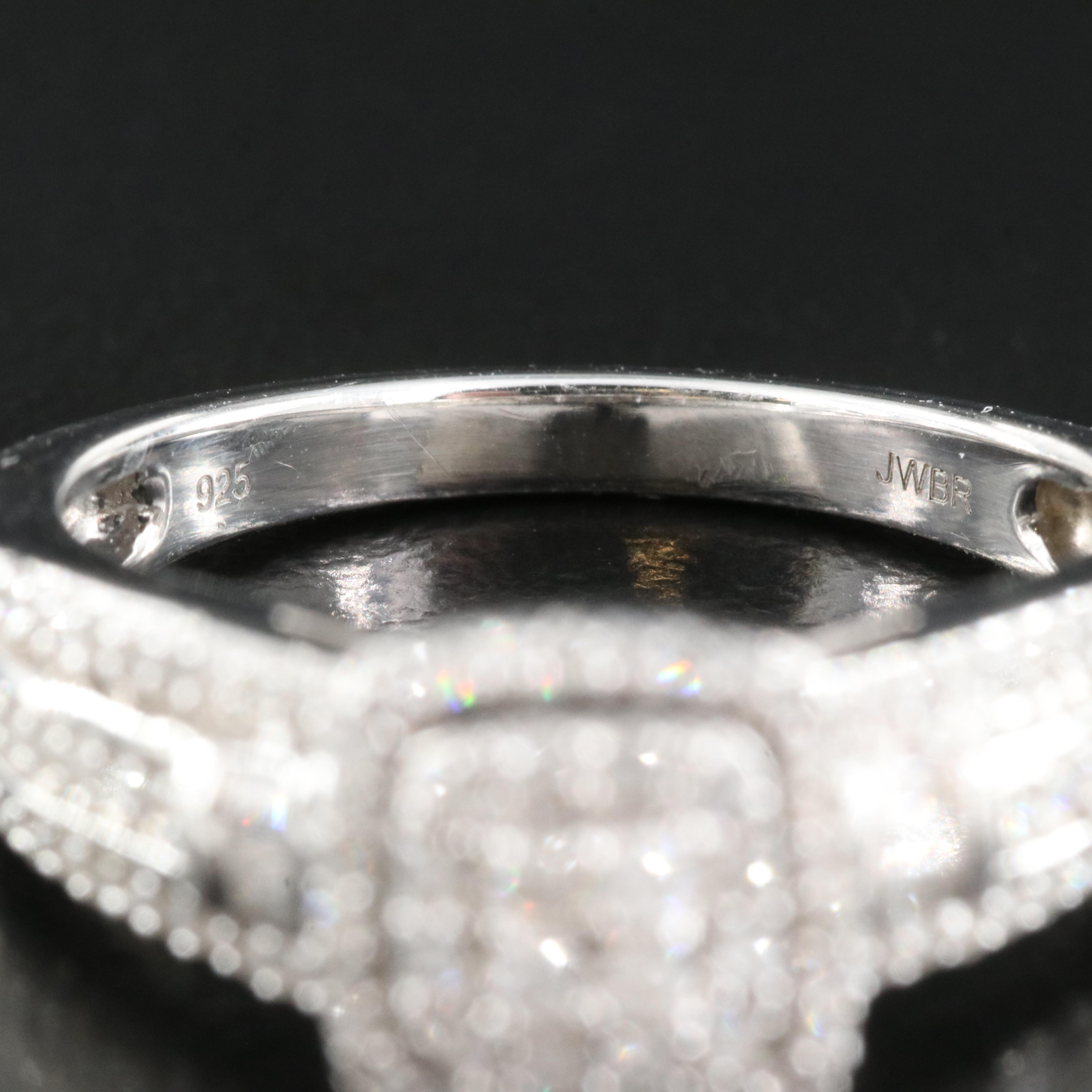 Sterling 0.34 CTW Diamond Ring