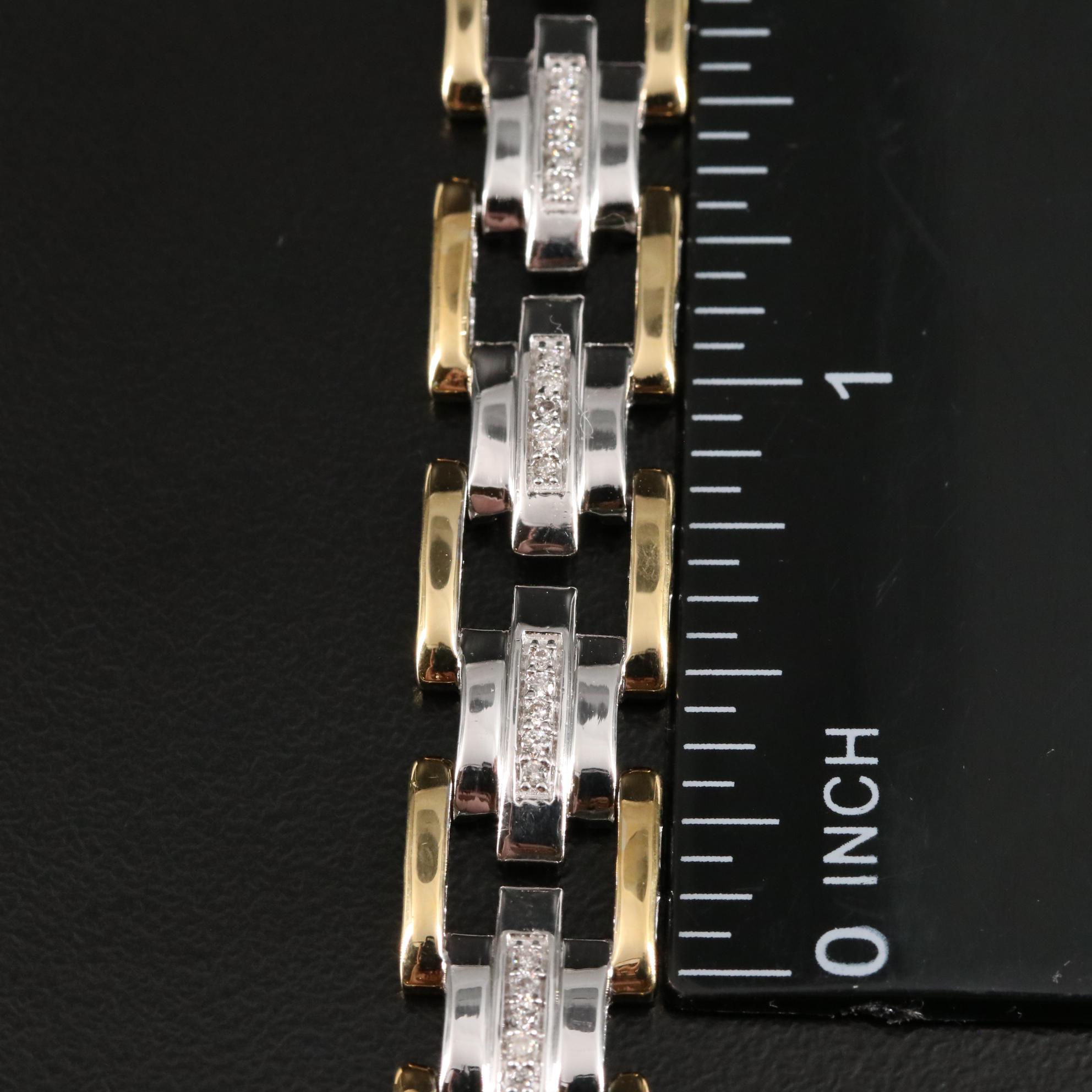 Sterling Diamond Bracelet