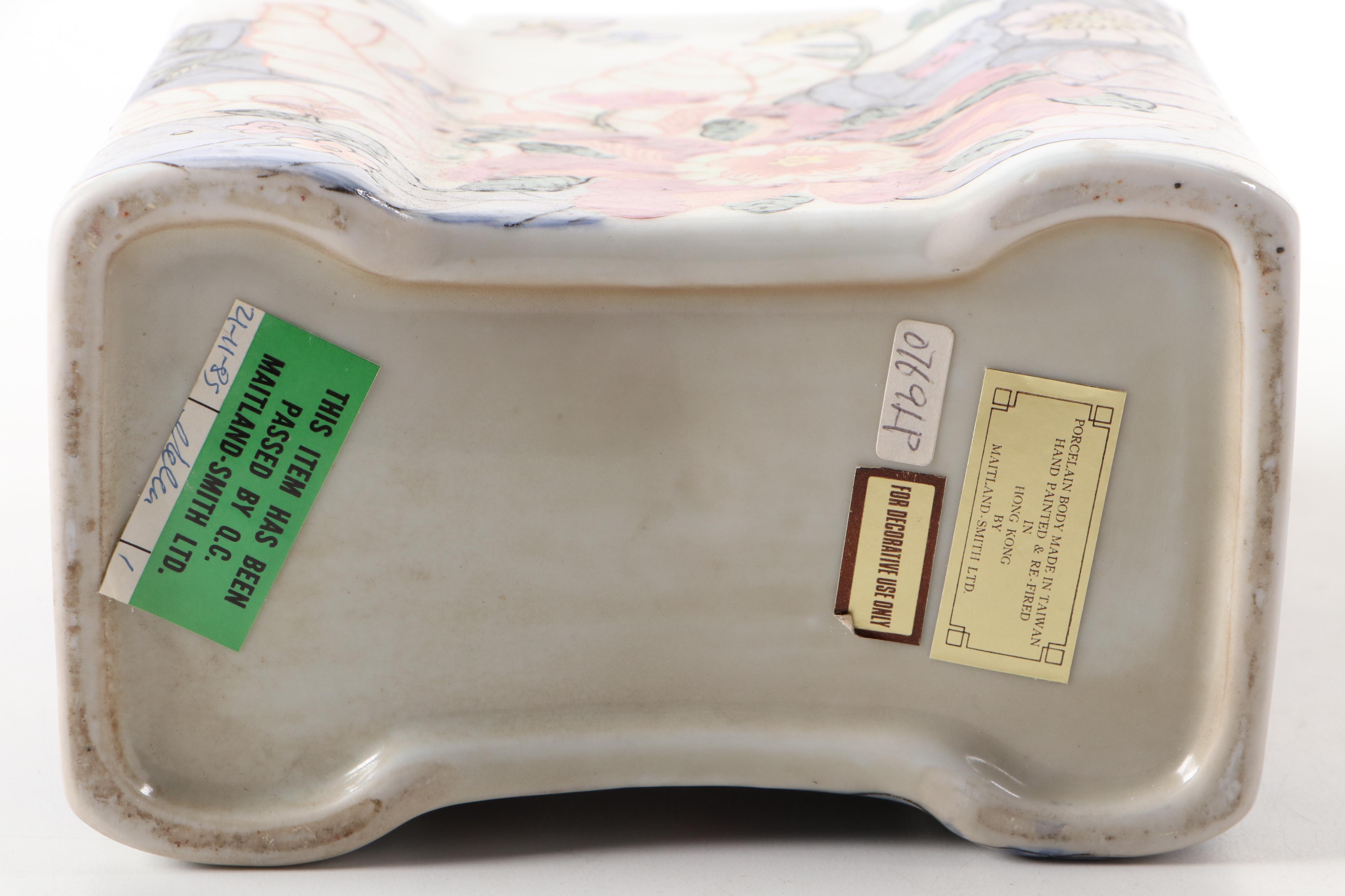 Maitland-Smith Ltd. Decorative Porcelain Decanter Style Vase