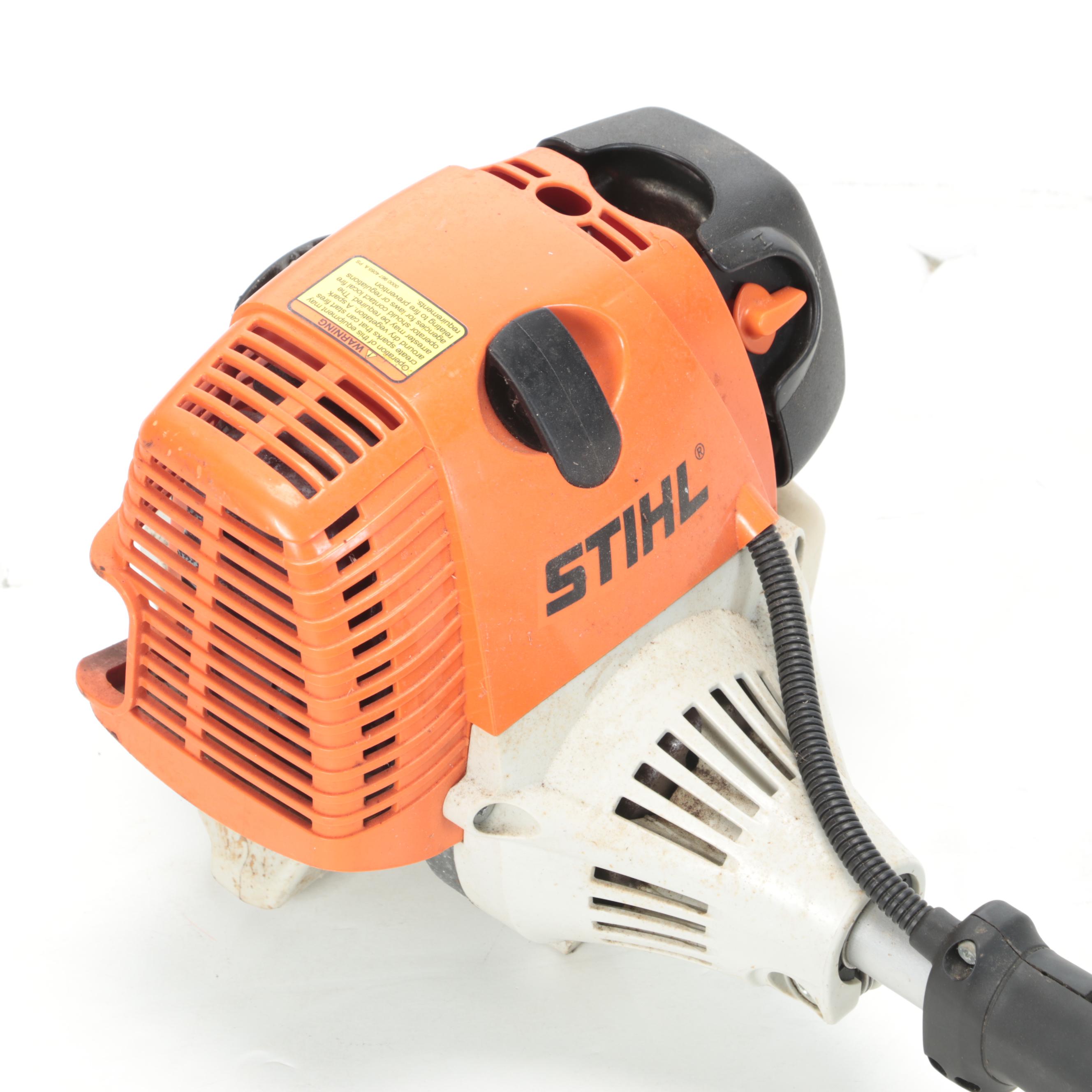 Stihl Model FS 56 C & KM 90 R Trimmers with Hedge Trimmer Attachment