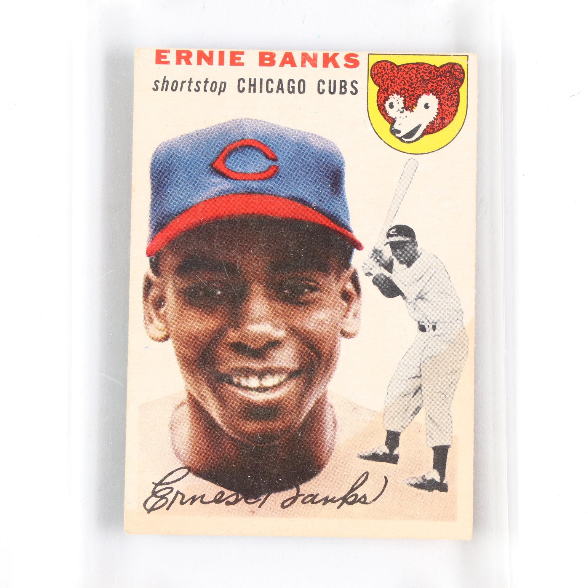 1954 Topps Ernie Banks #94 Chicago Cubs Rookie Baseball Card