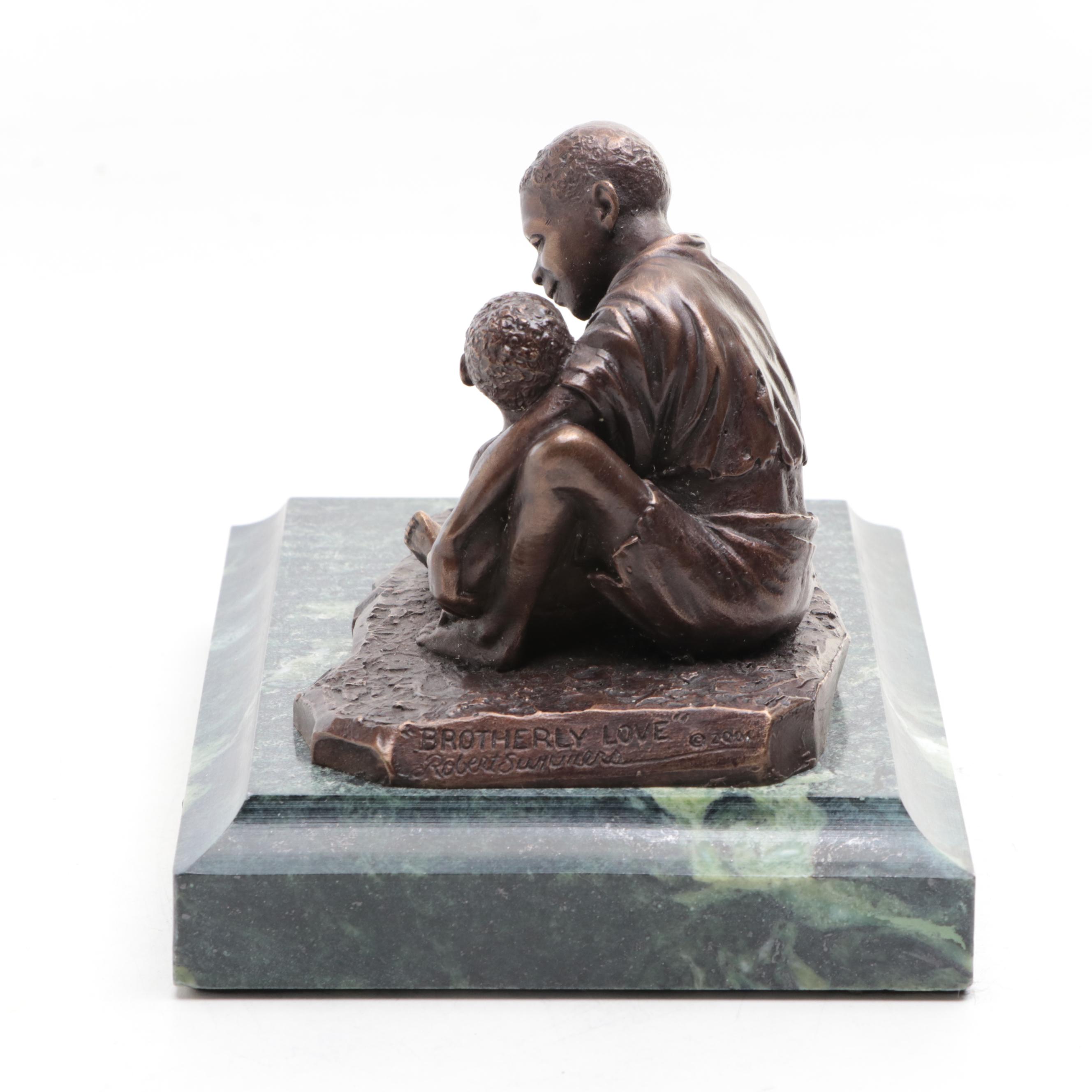 Robert Summers Bronze Sculpture "Brotherly Love"