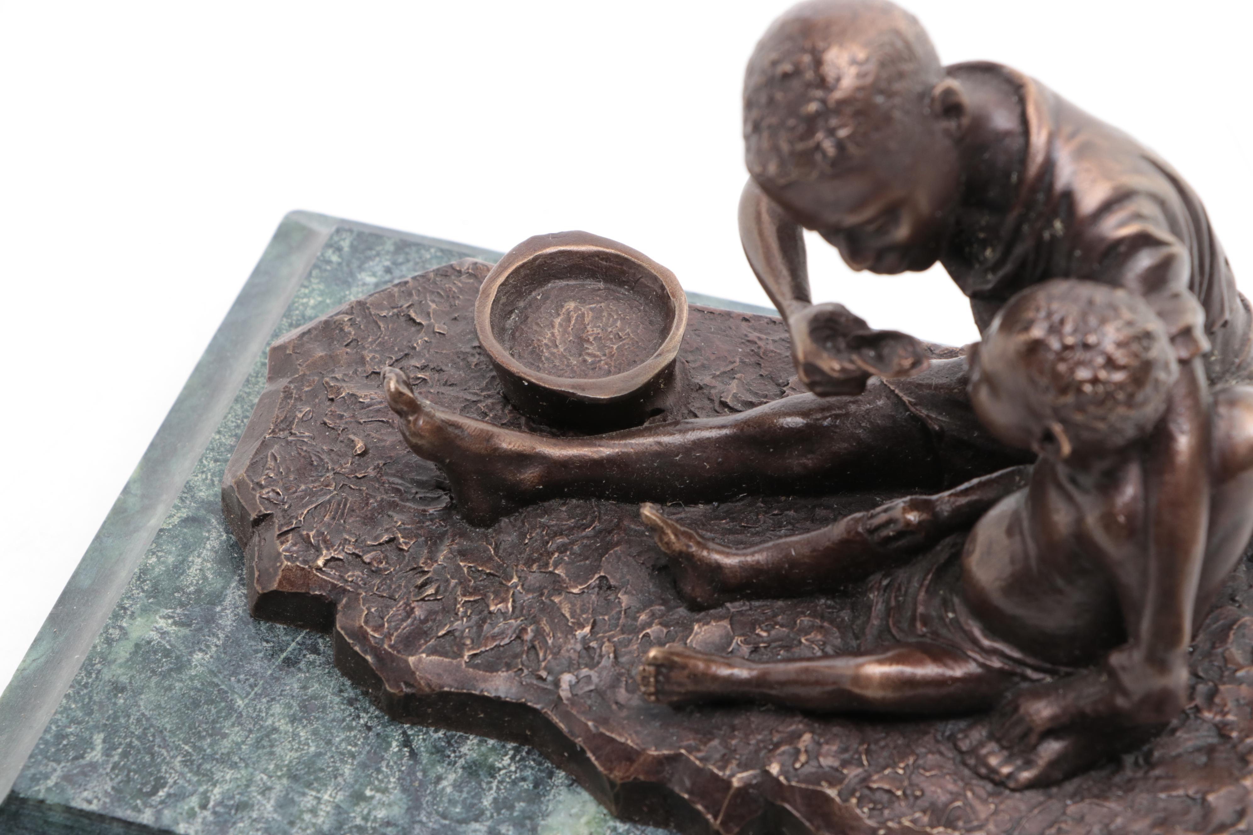 Robert Summers Bronze Sculpture "Brotherly Love"