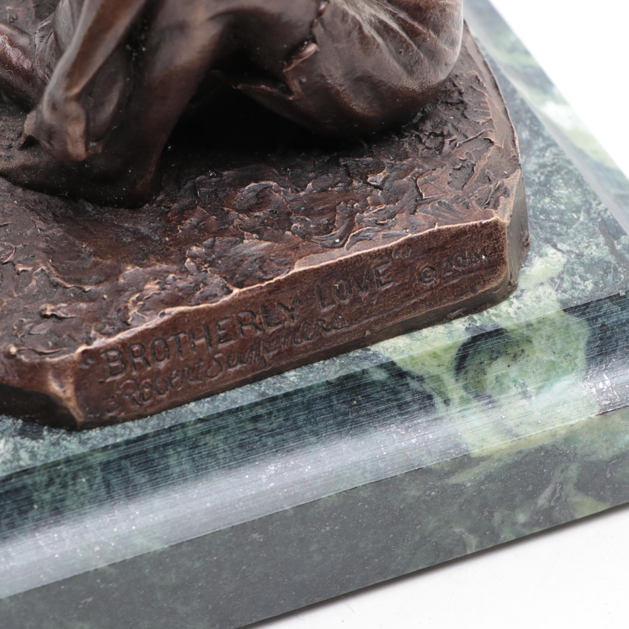 Robert Summers Bronze Sculpture "Brotherly Love"