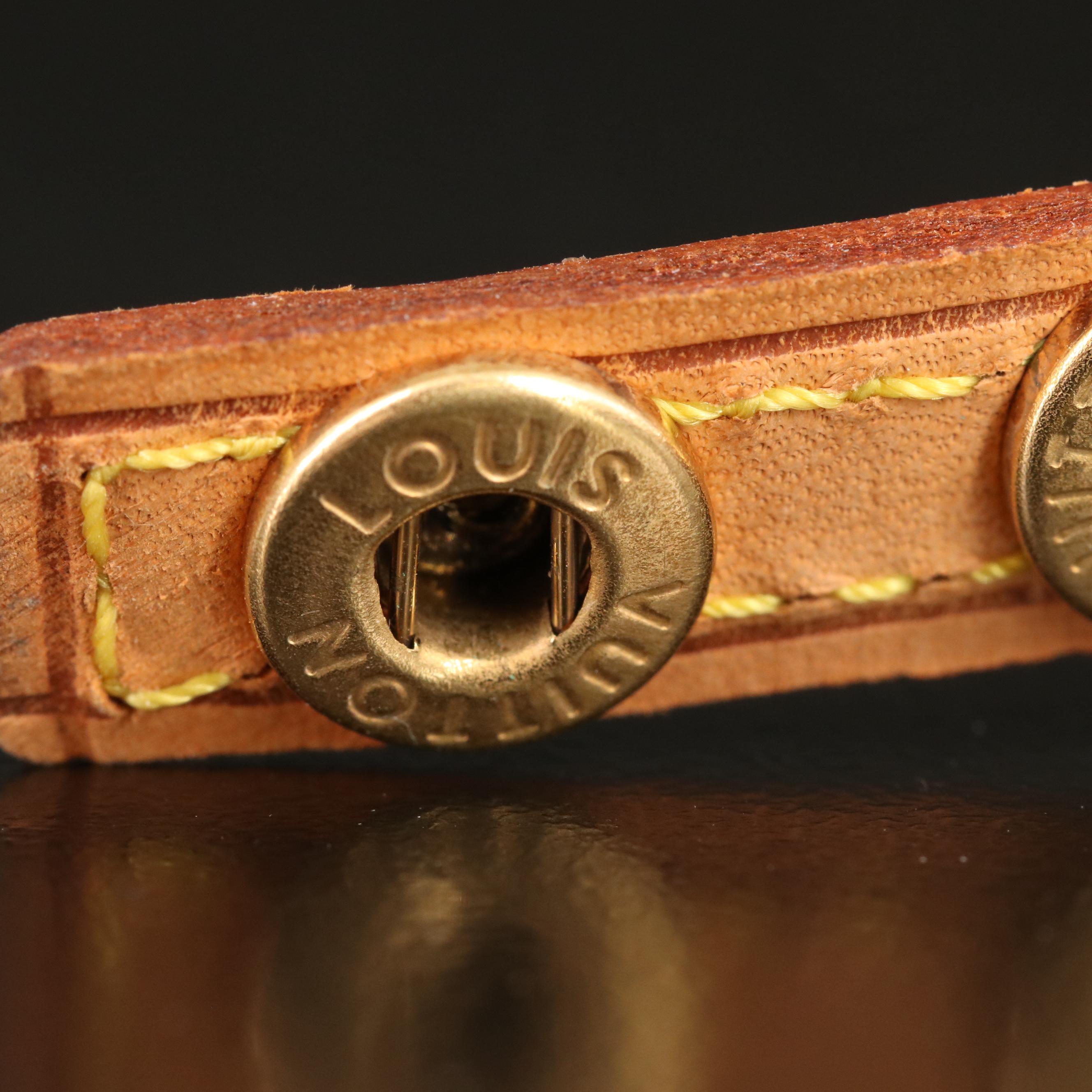 Louis Vuitton Floral Double Wrap Bracelet in Vernis and Leather