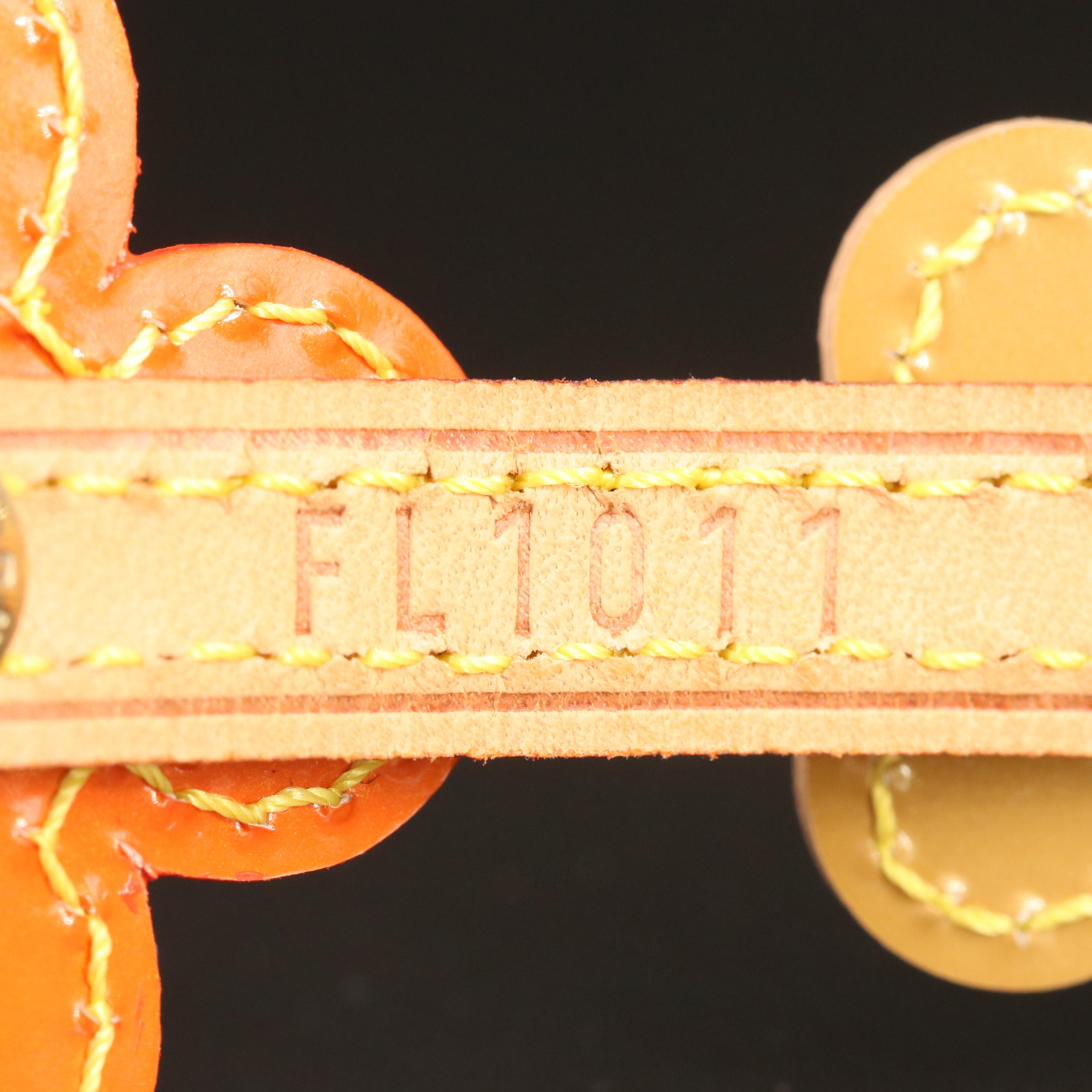 Louis Vuitton Floral Double Wrap Bracelet in Vernis and Leather