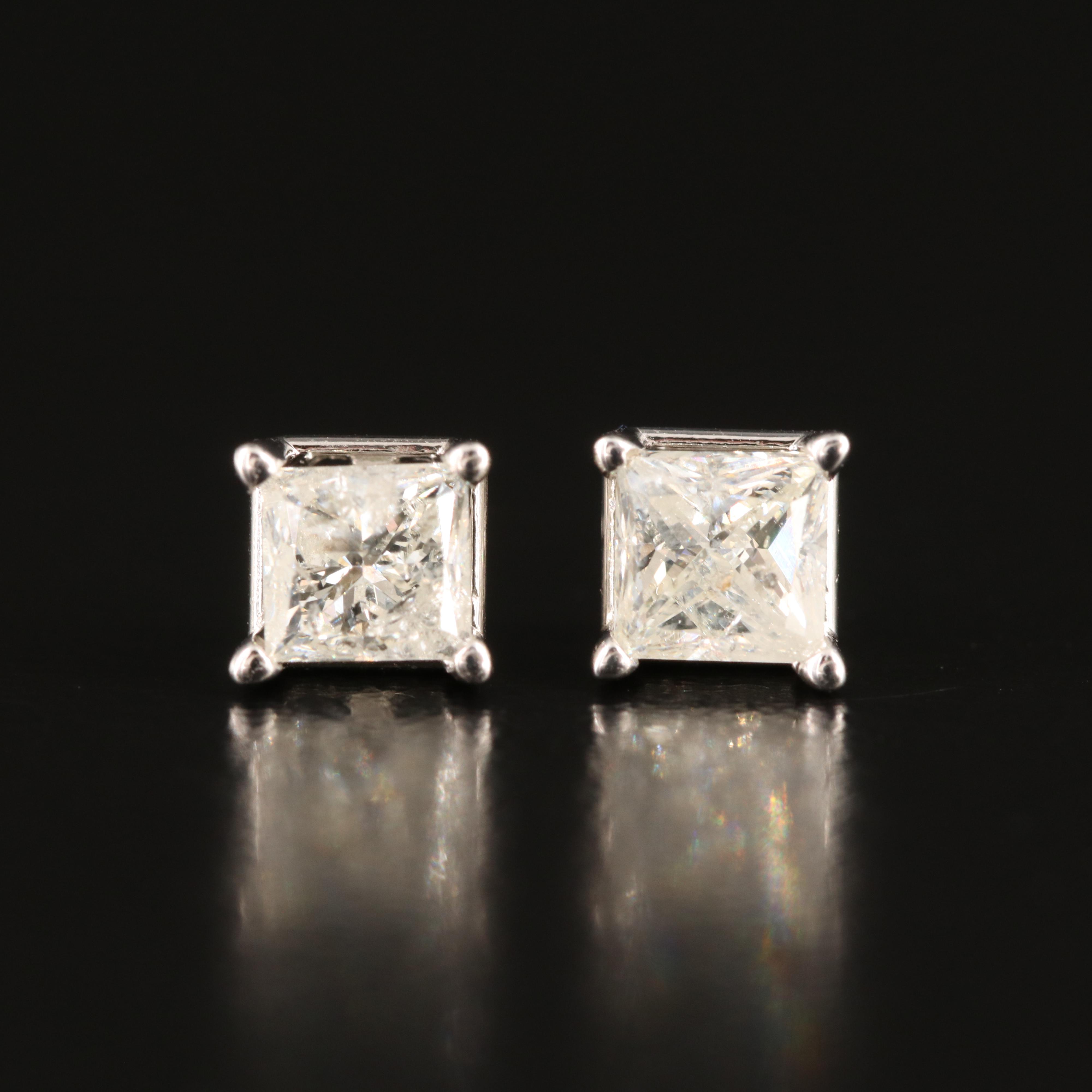 EFFY 14K 0.94 CTW Diamond Stud Earrings