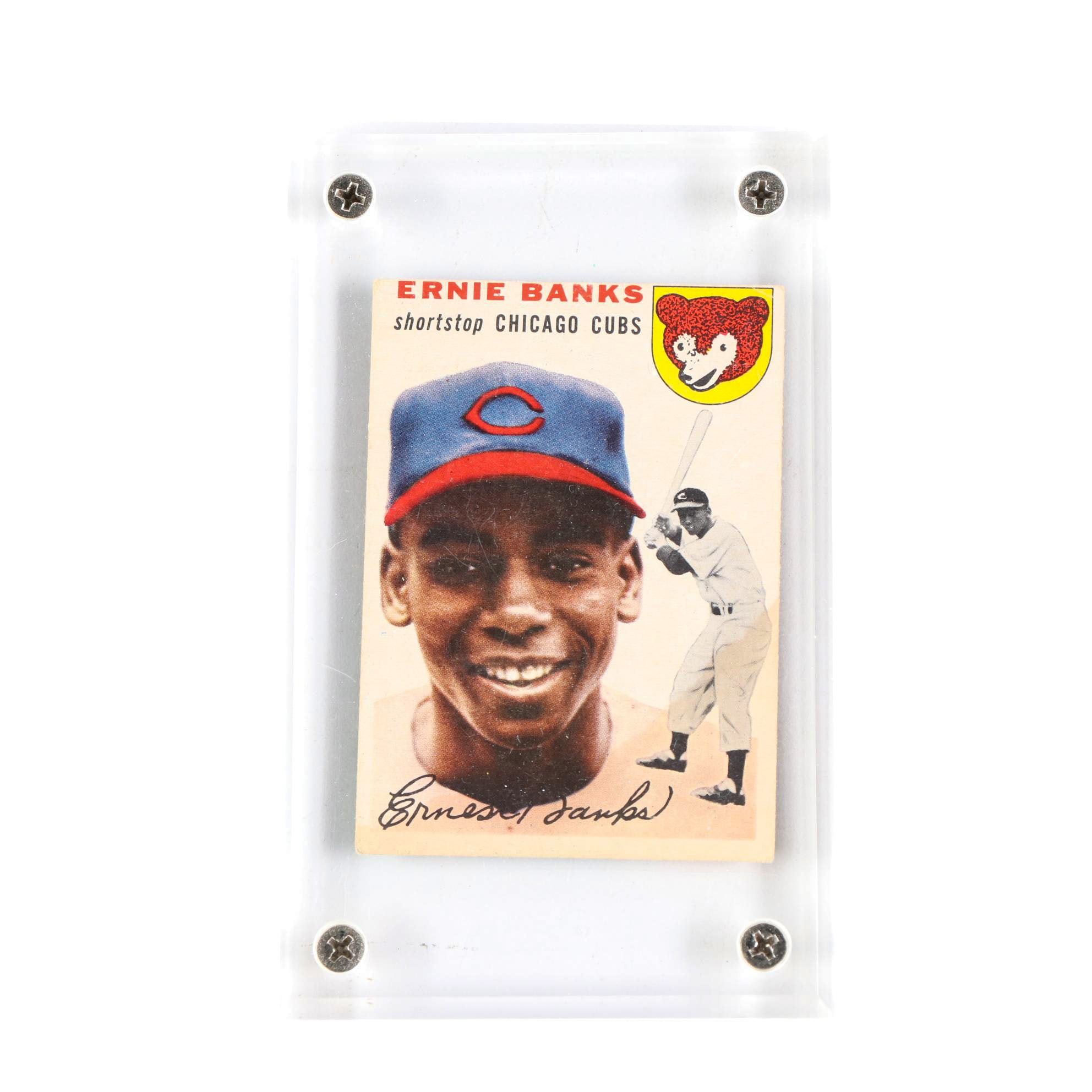 1954 Topps Ernie Banks #94 Chicago Cubs Rookie Baseball Card