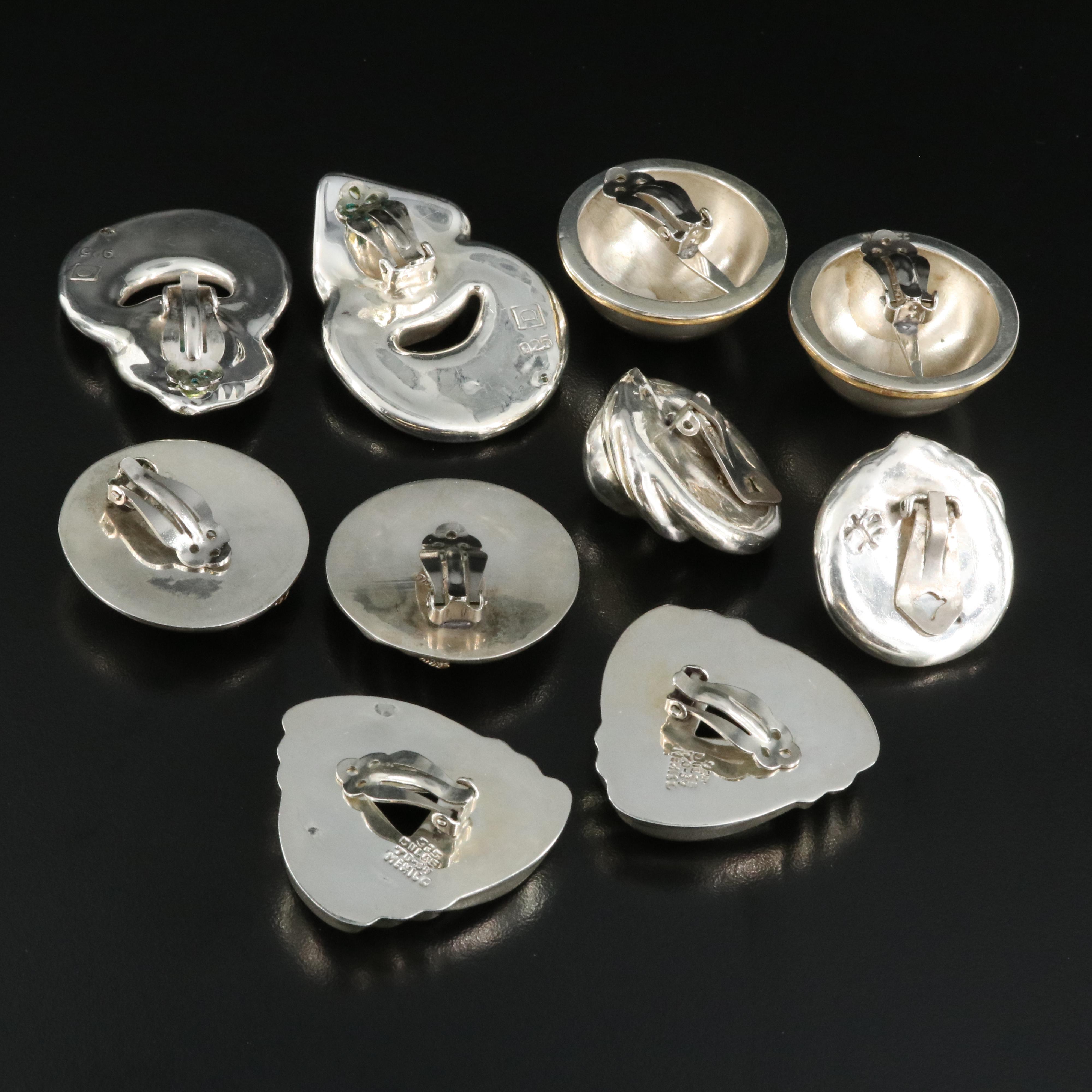 Sterling Earrings Including Dulce Plateros and Mexican