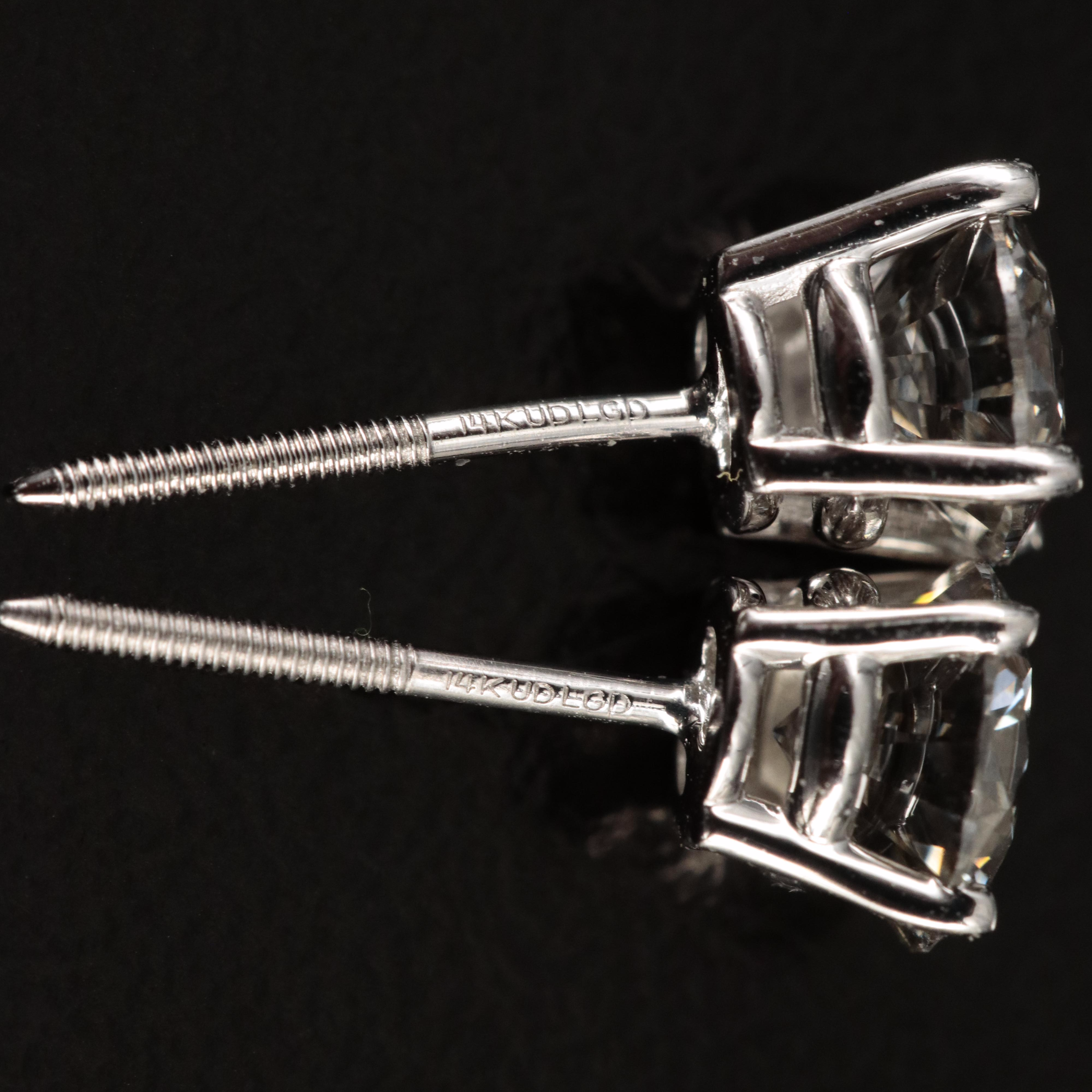 14K 1.14 CTW Lab Grown Diamond Stud Earrings