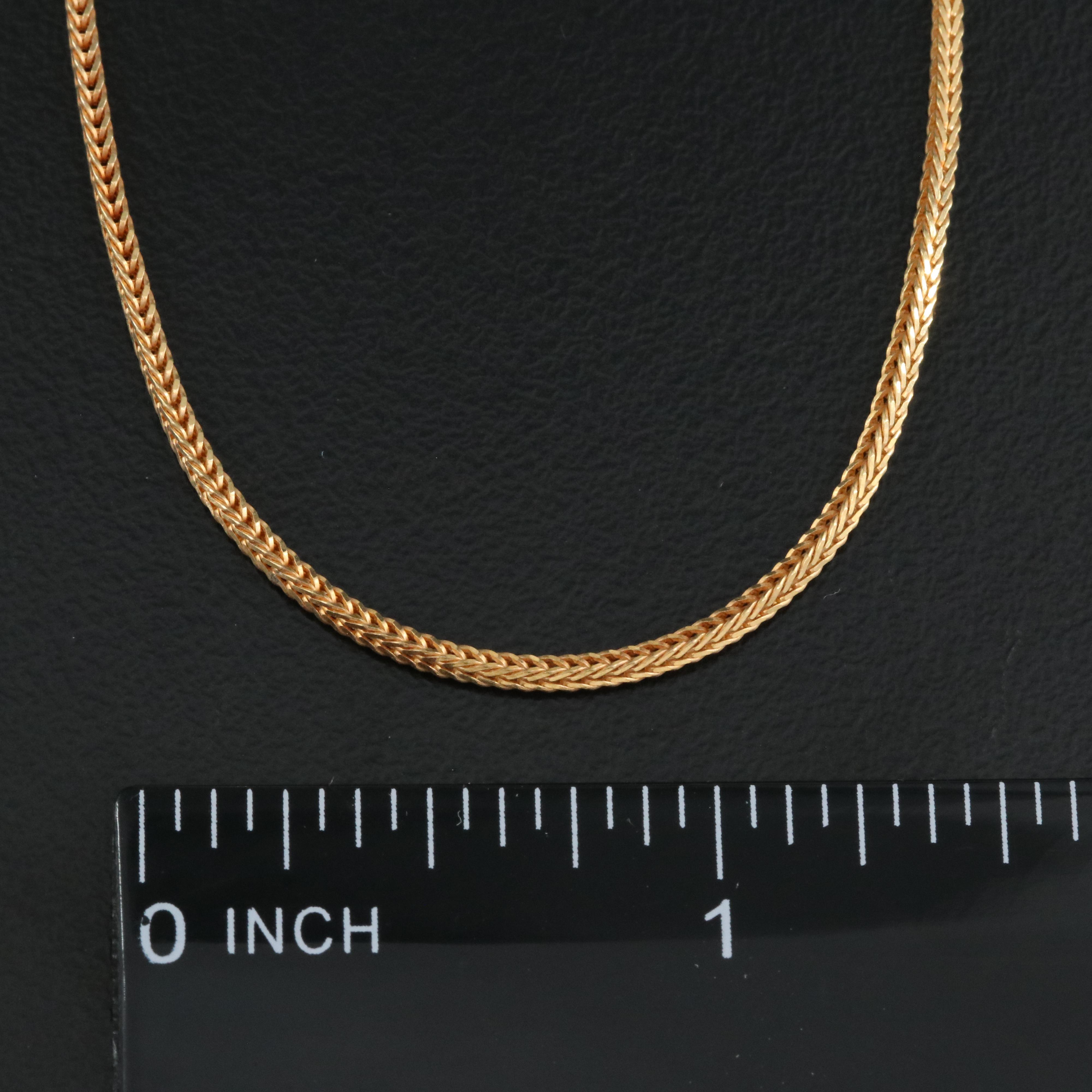 Italian 14K Foxtail Chain