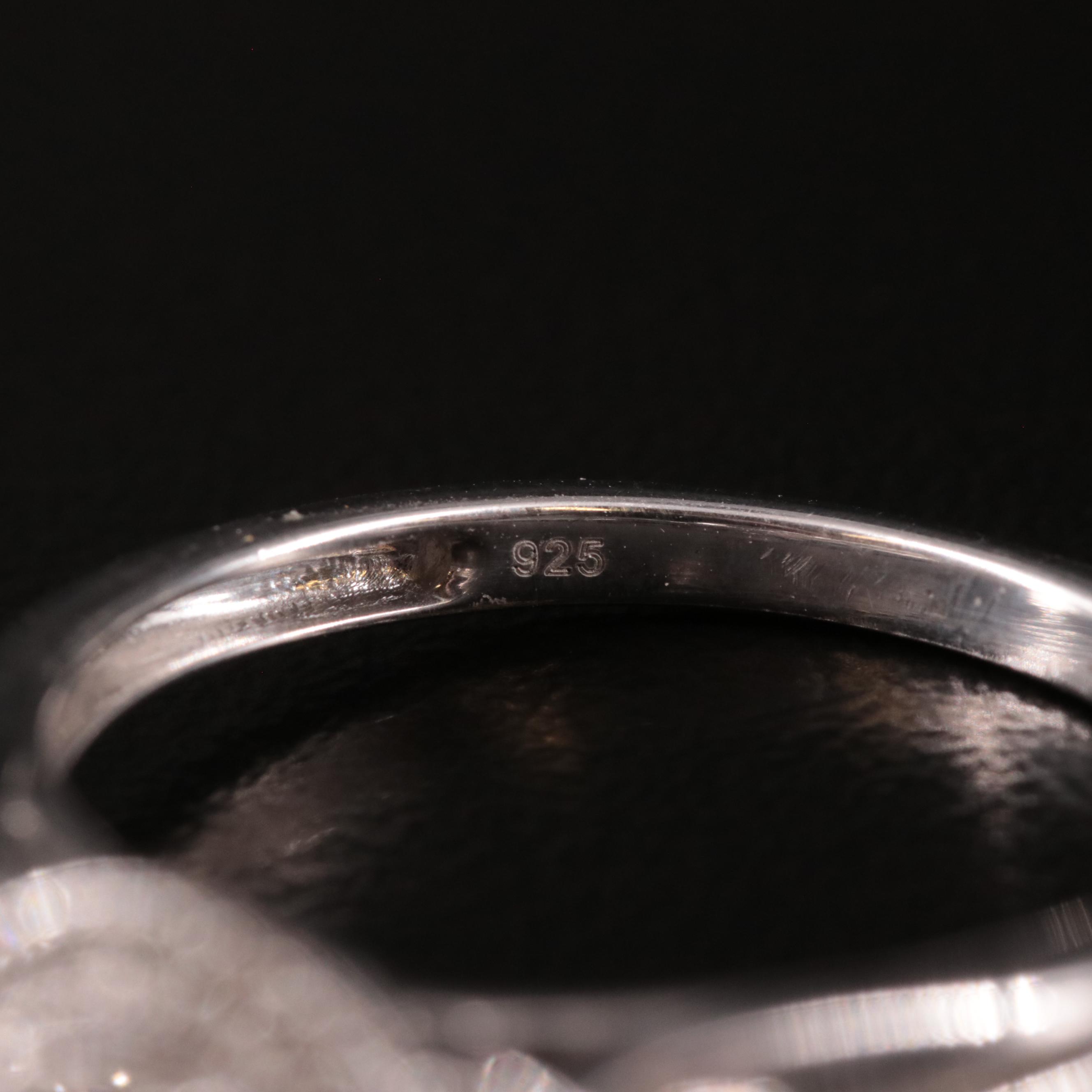 Sterling Diamond Ring