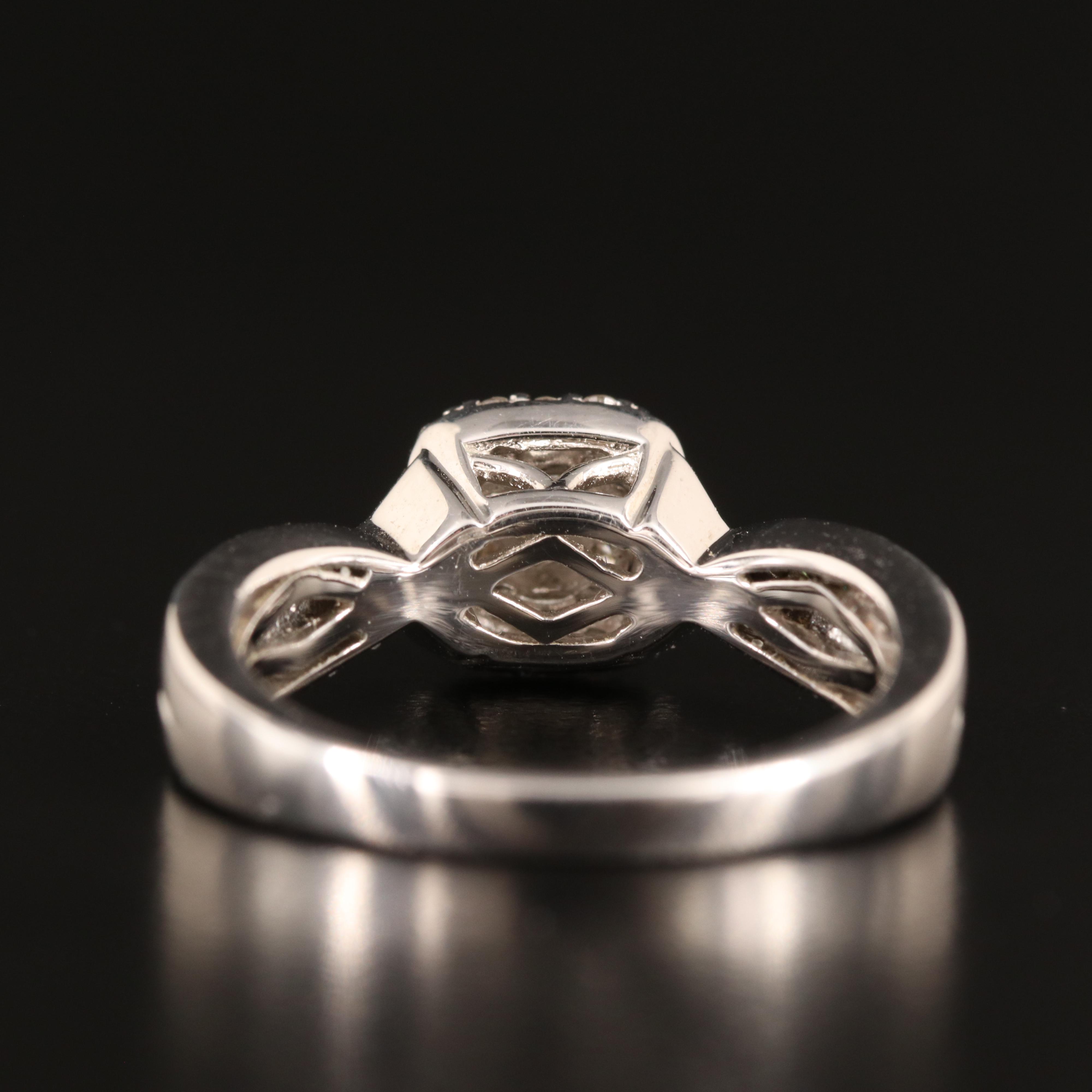 Sterling Diamond Ring
