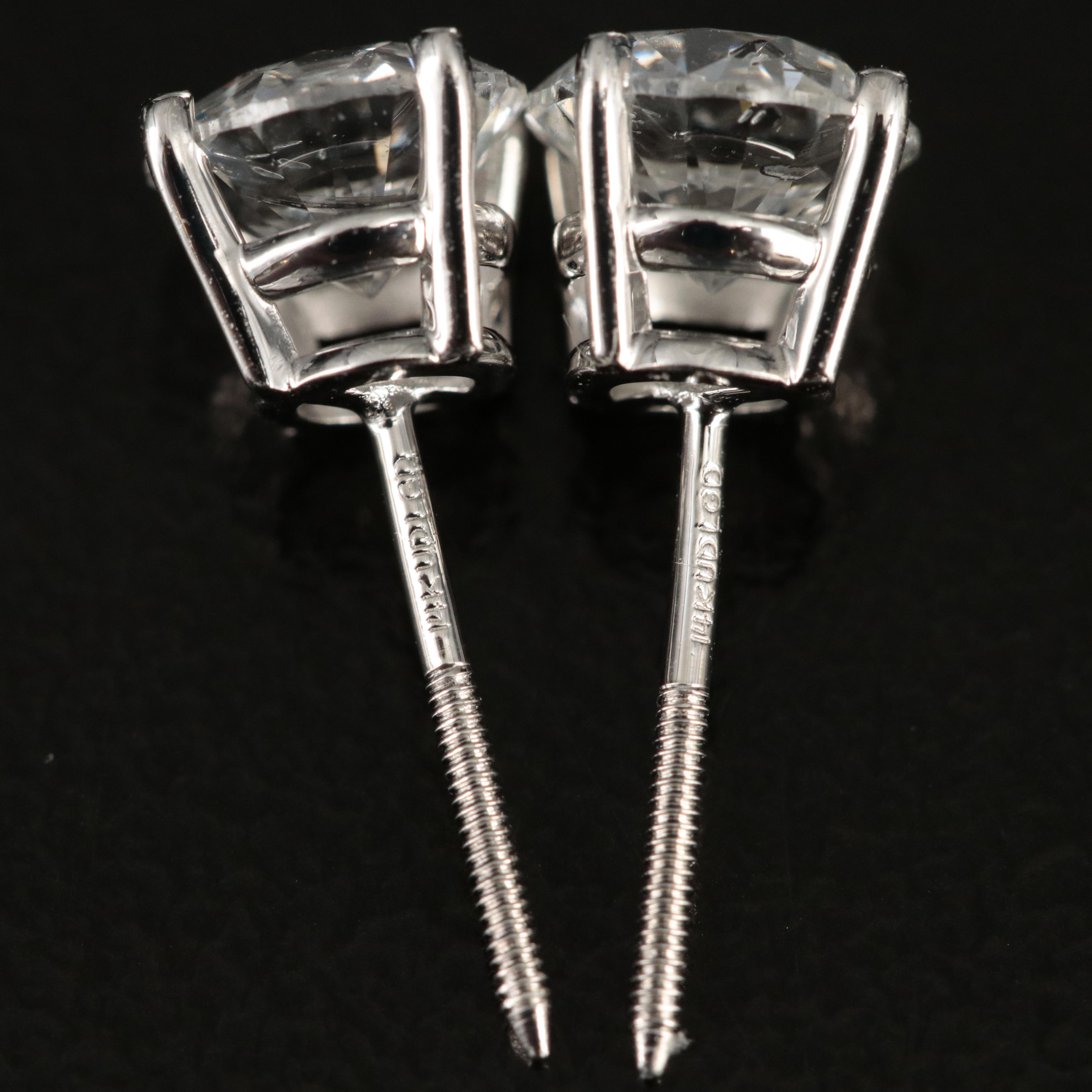 14K 1.23 CTW Lab Grown Diamond Stud Earrings