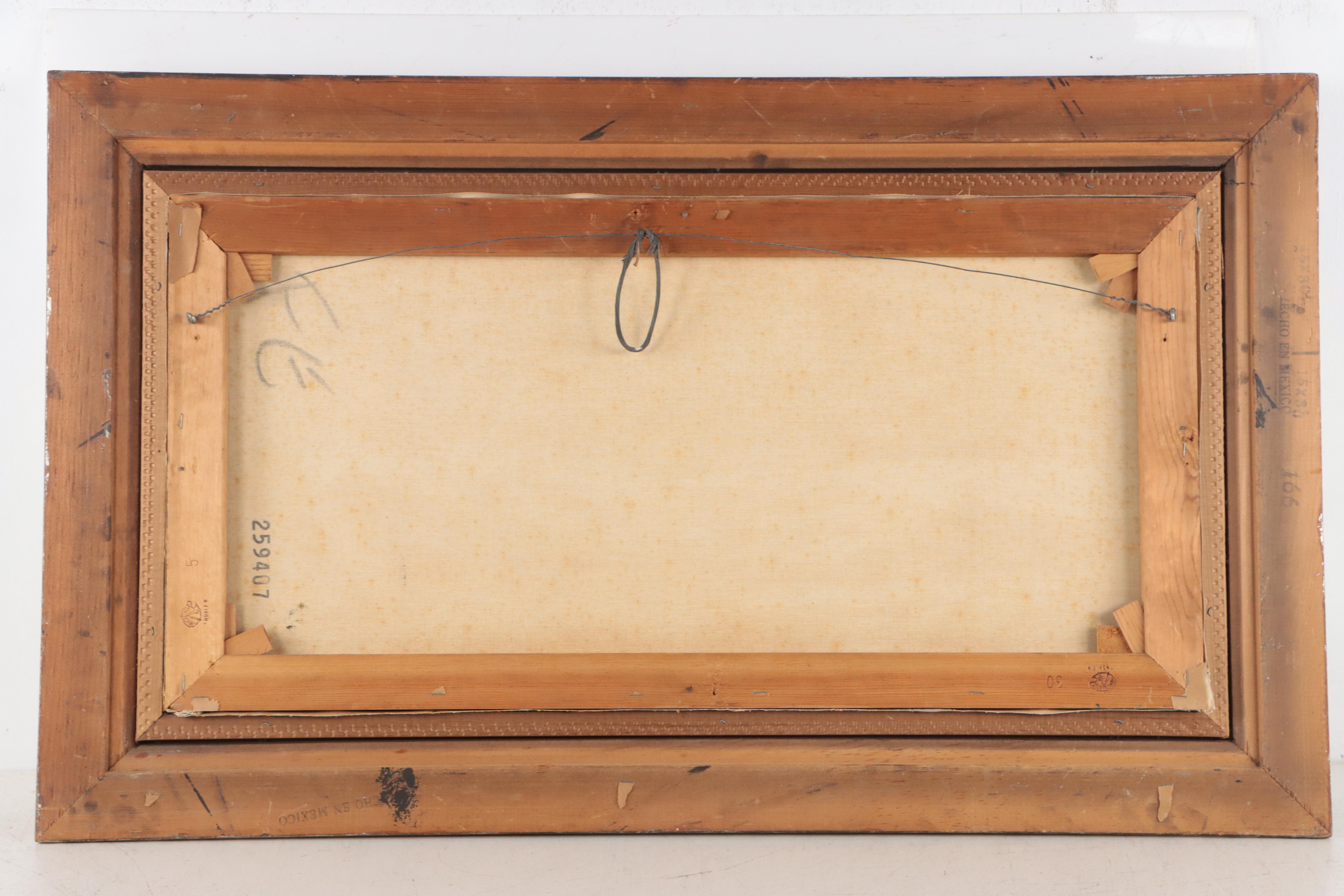 Robert Wee Seascape Oil Painting, Mid to Late 20th Century