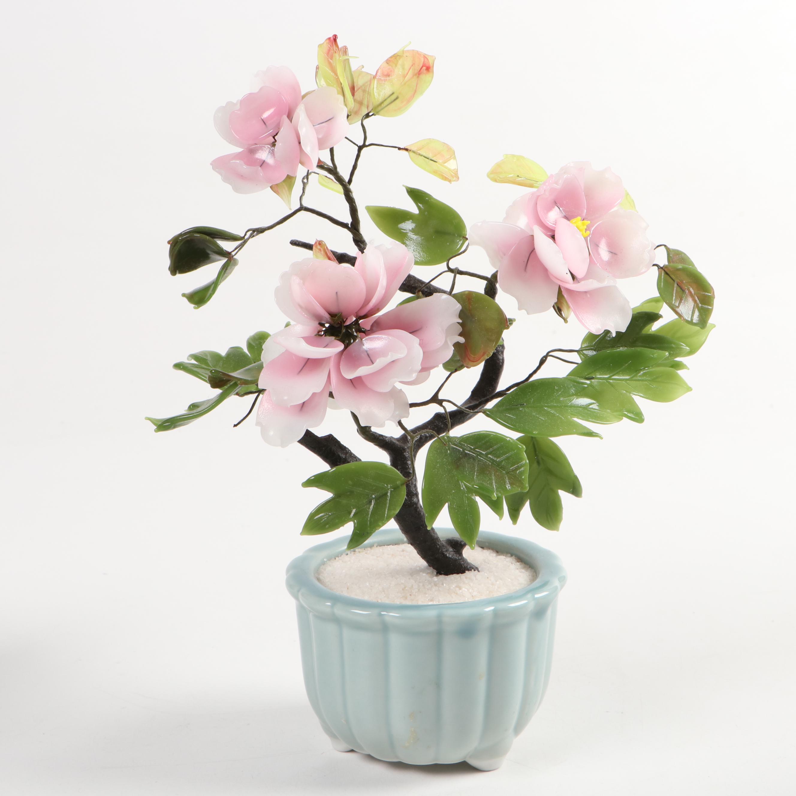 East Asian Handpainted Eggshell, Vases, Ginger Jar and Other Decor