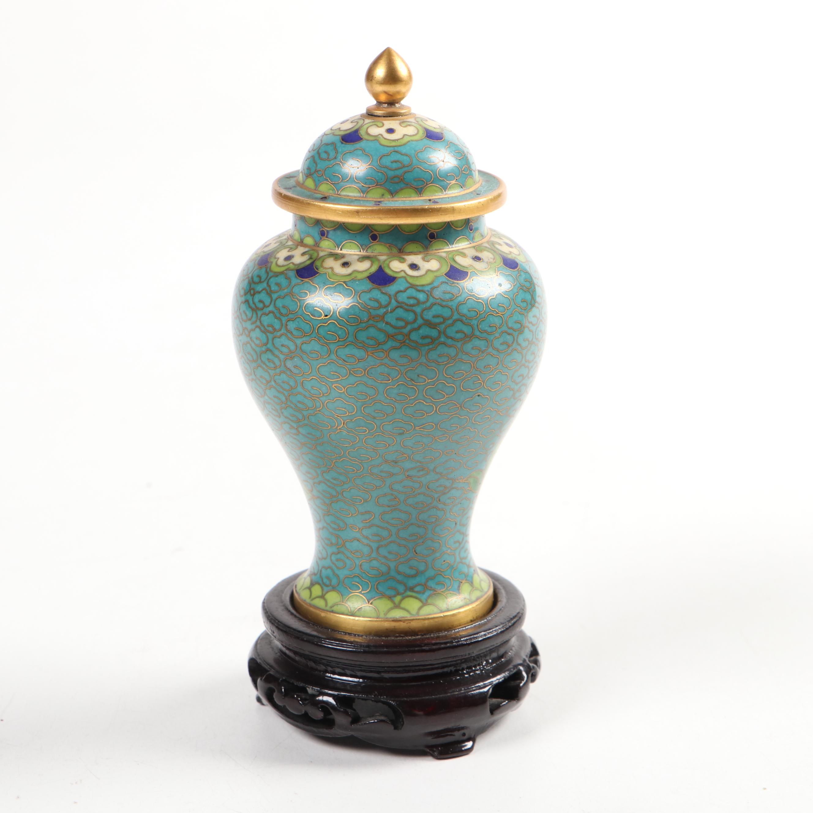 East Asian Handpainted Eggshell, Vases, Ginger Jar and Other Decor