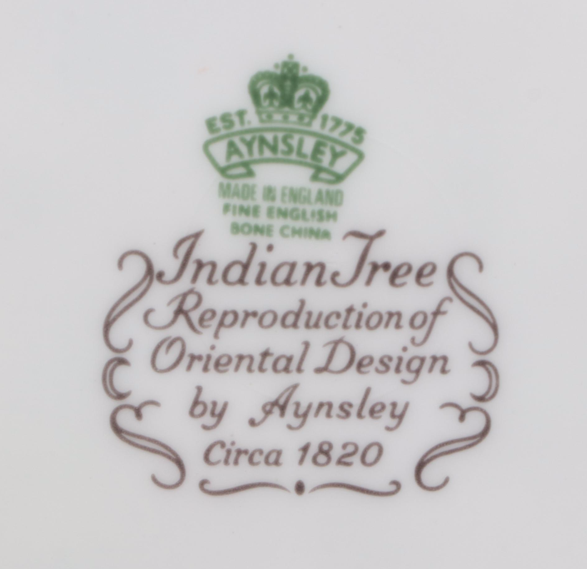 Aynsley "Indian Tree" Bone China Dinnerware