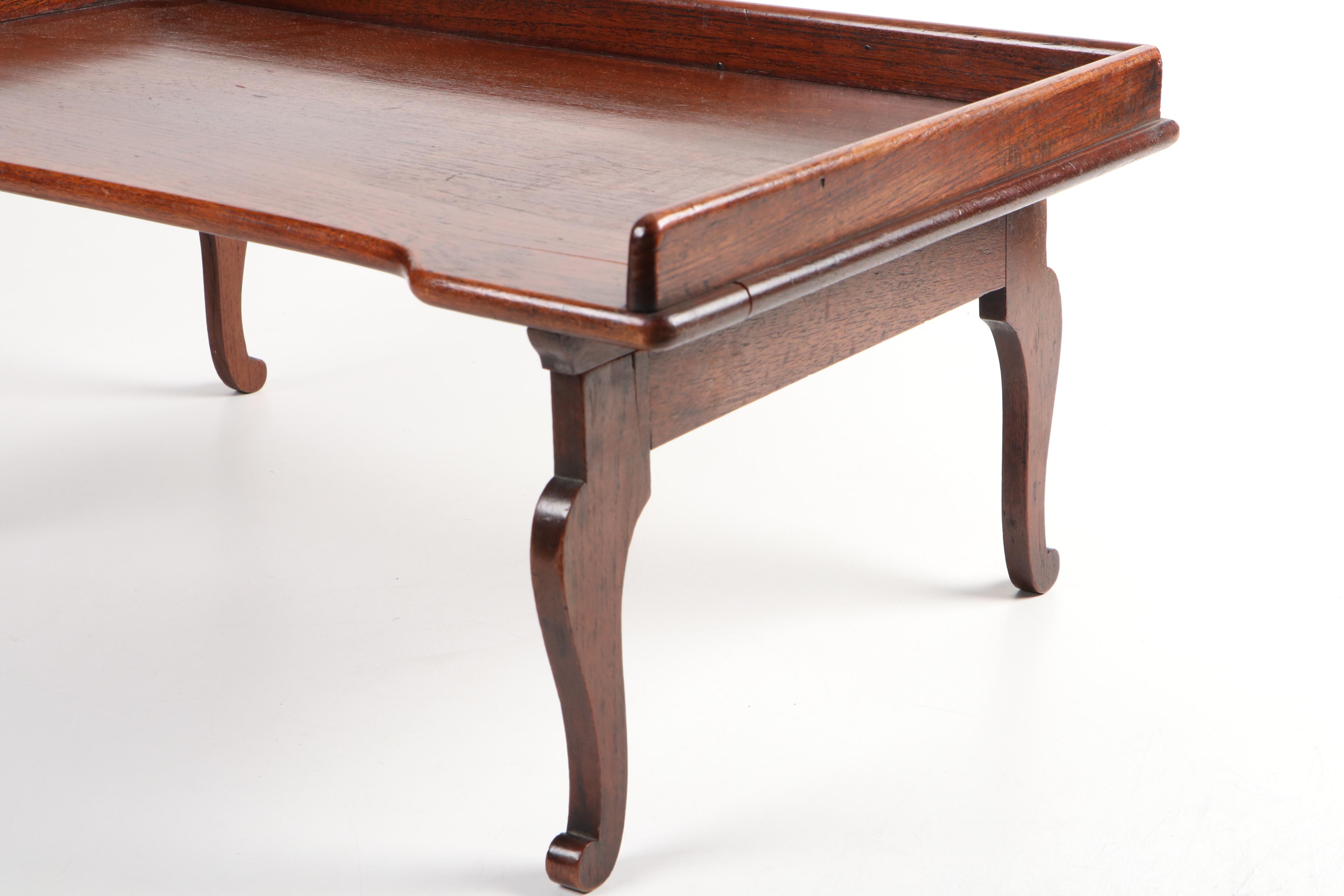 Wooden Folding Bed Tray