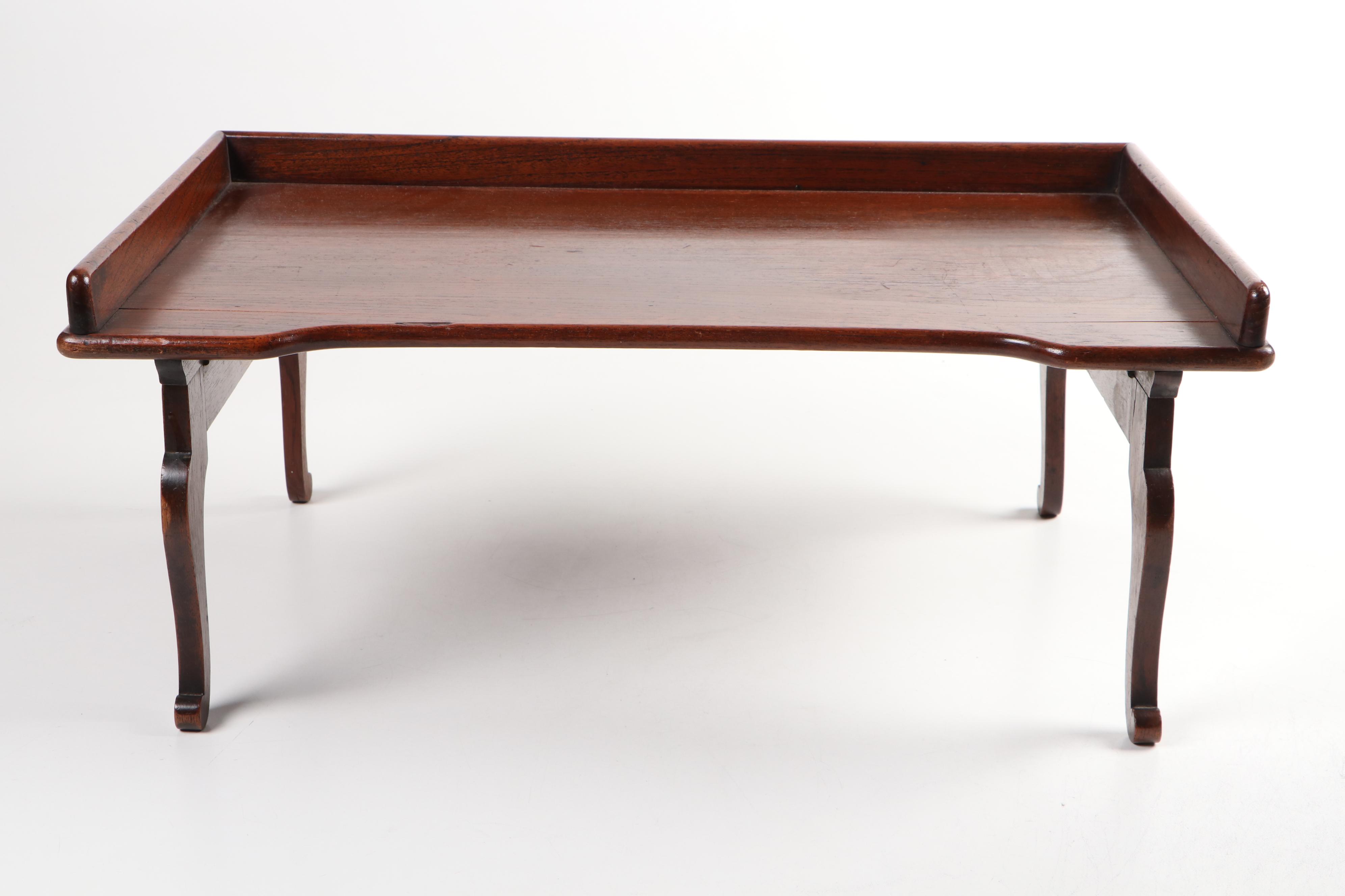 Wooden Folding Bed Tray