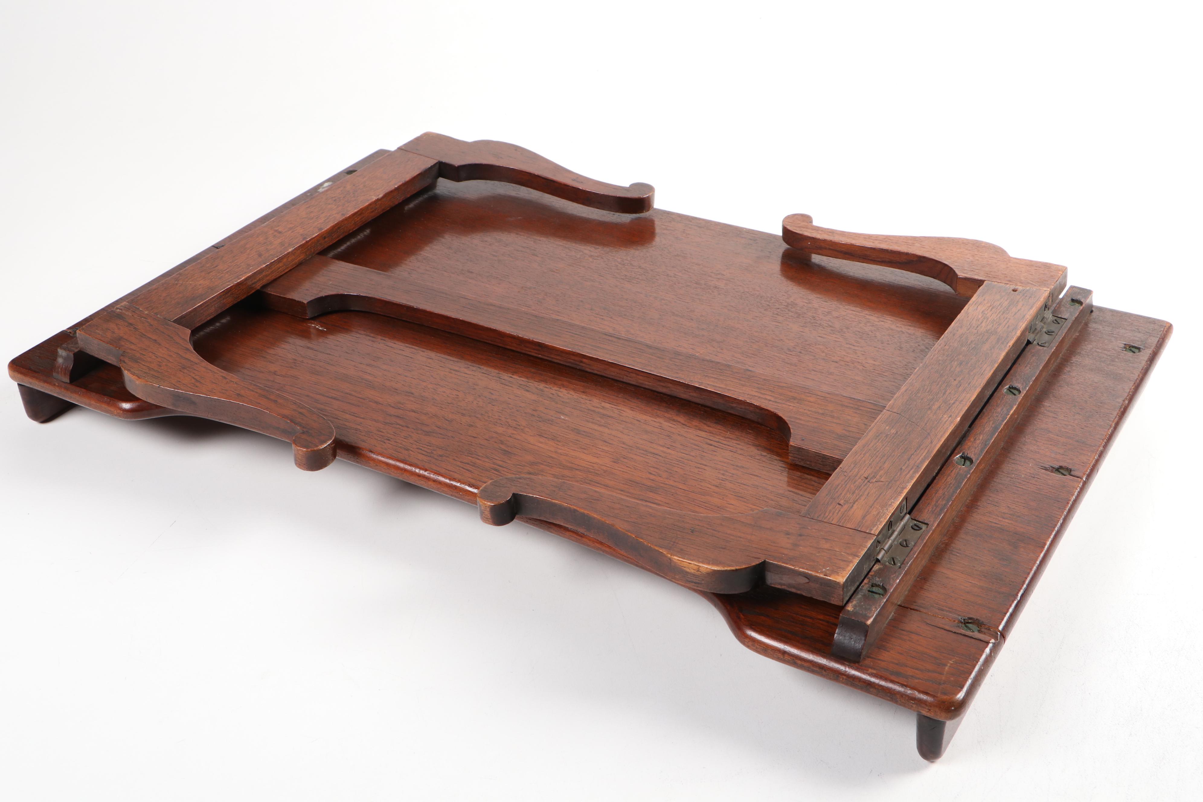 Wooden Folding Bed Tray