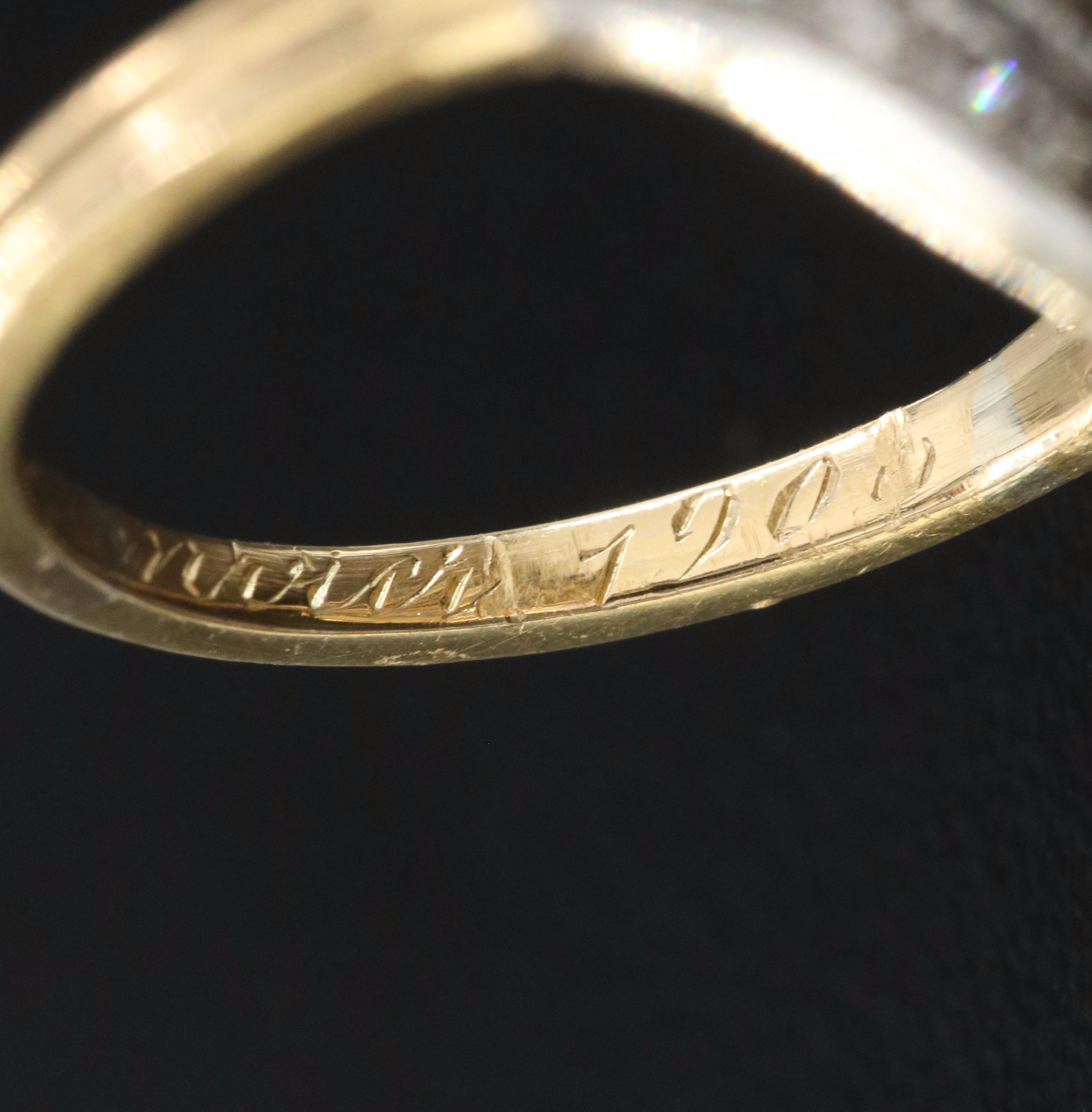 Belle Epoche 18K 2.43 CTW Diamond Ring with Platinum Top