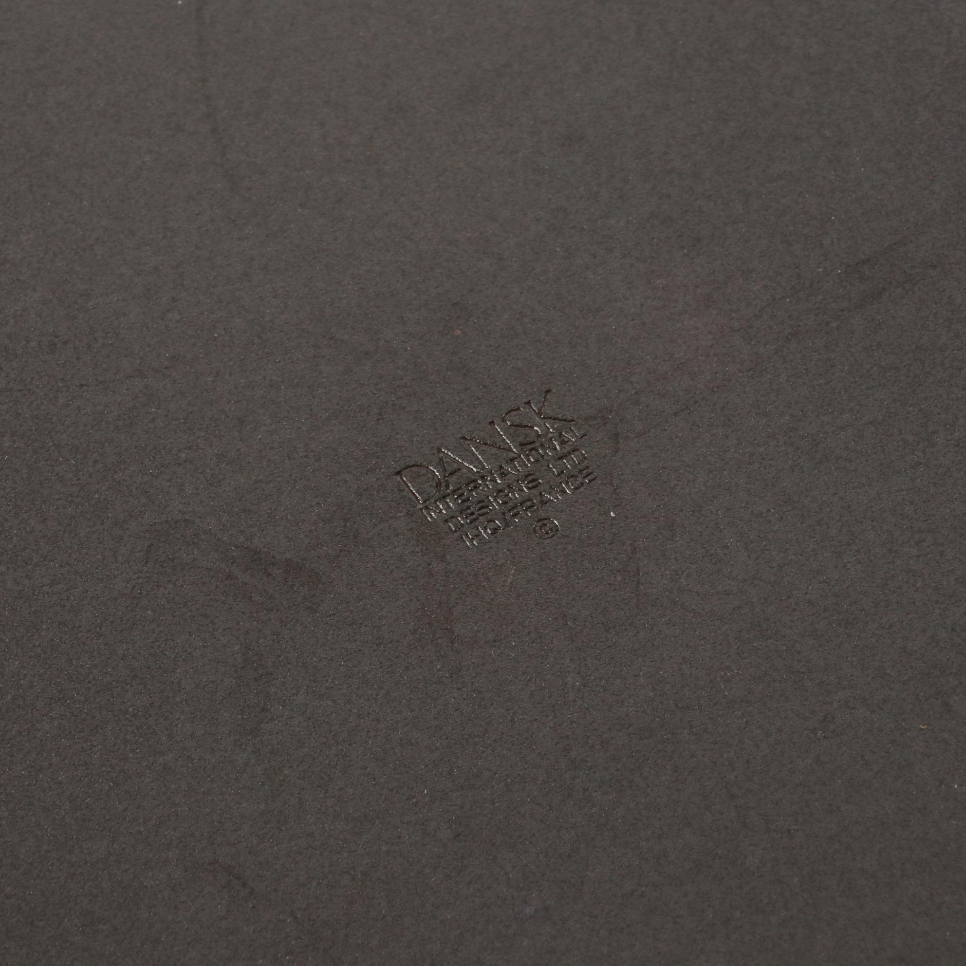 Dansk Kobenstyle Baking Pan with Wooden Tray and Cork Trivet