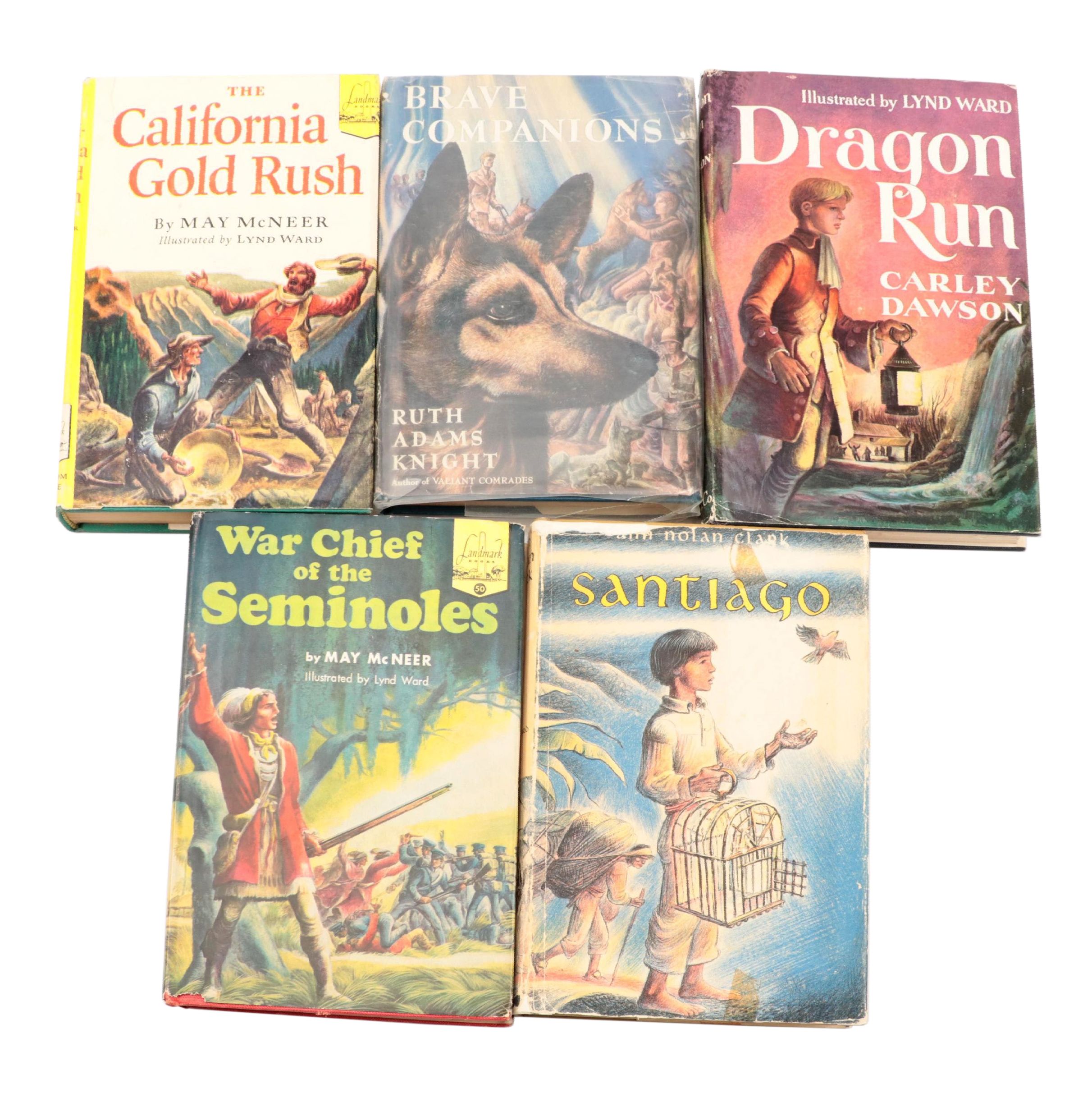 First Edition "Brave Companions" and More Books Illustrated by Lynd Ward