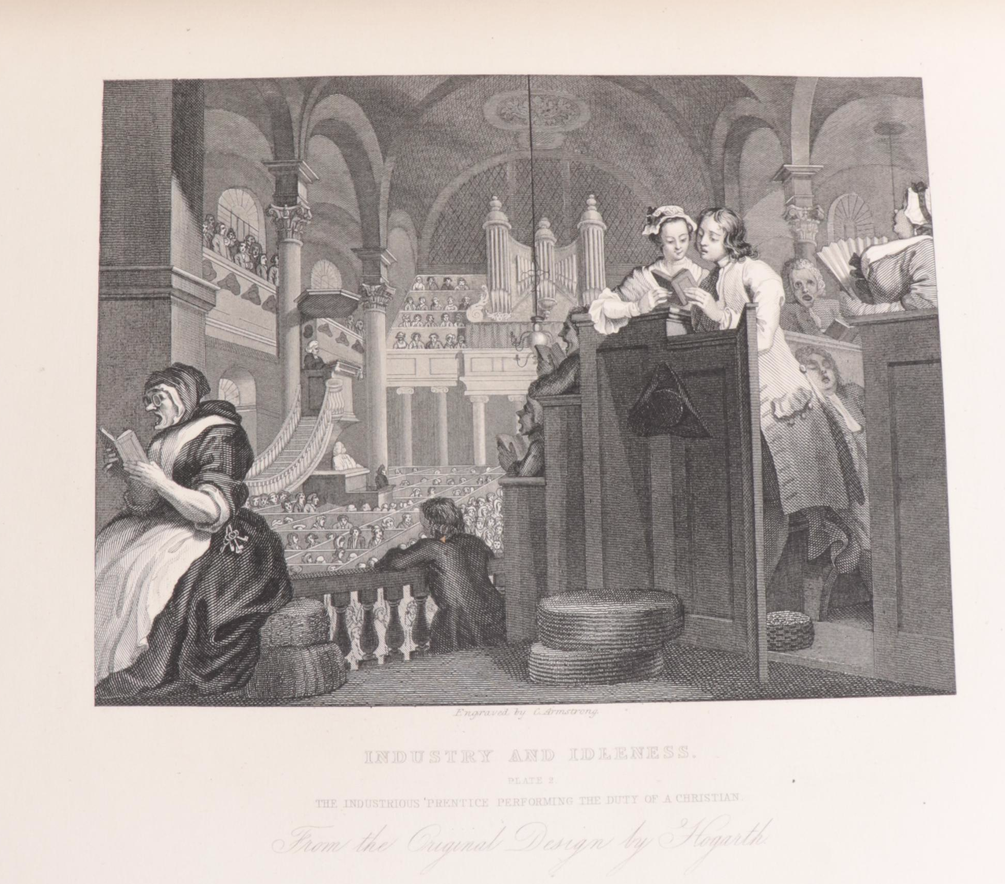 Illustrated "The Complete Works of William Hogarth" and More