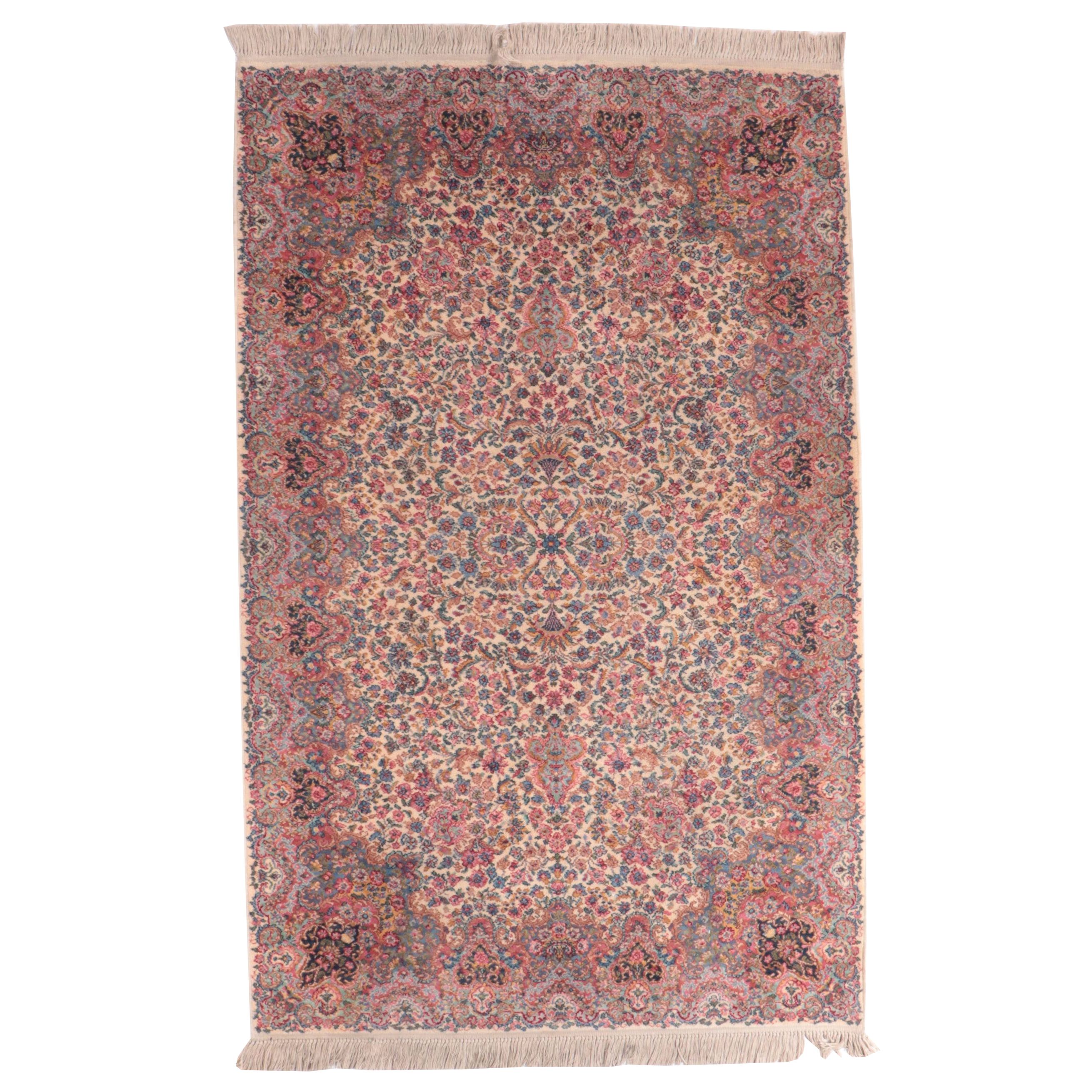 5'10 x 9'9 Machine Made Karastan Kirman Area Rug