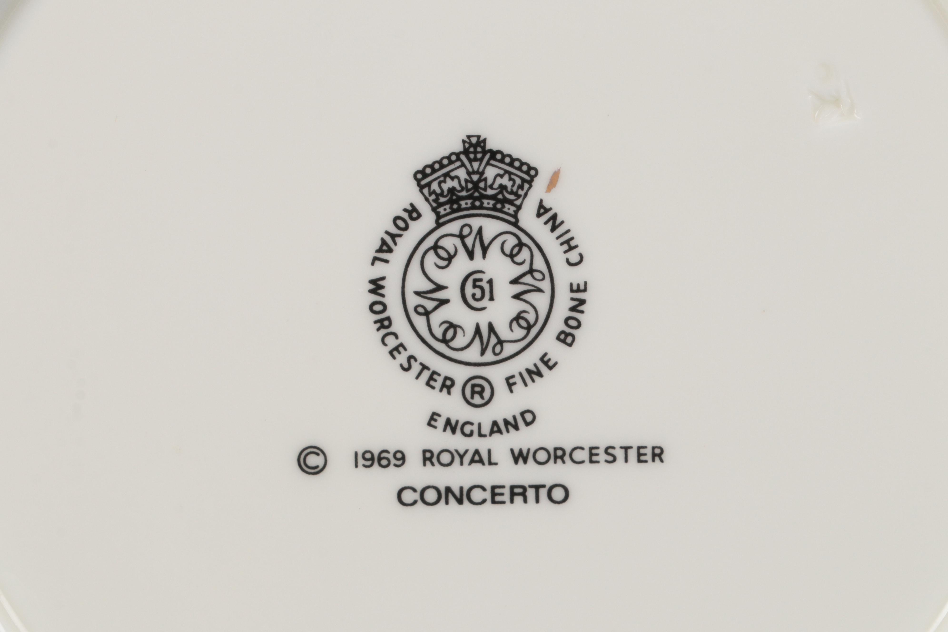 Royal Worcester "Concerto" Dinnerware