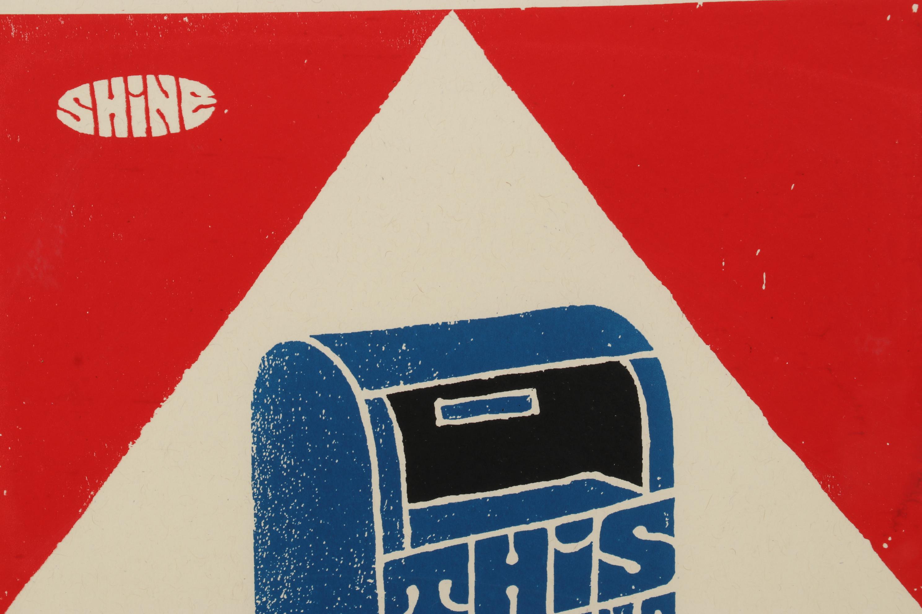 Mike Shine Serigraph "This Machine Kills Fascists," 21st Century