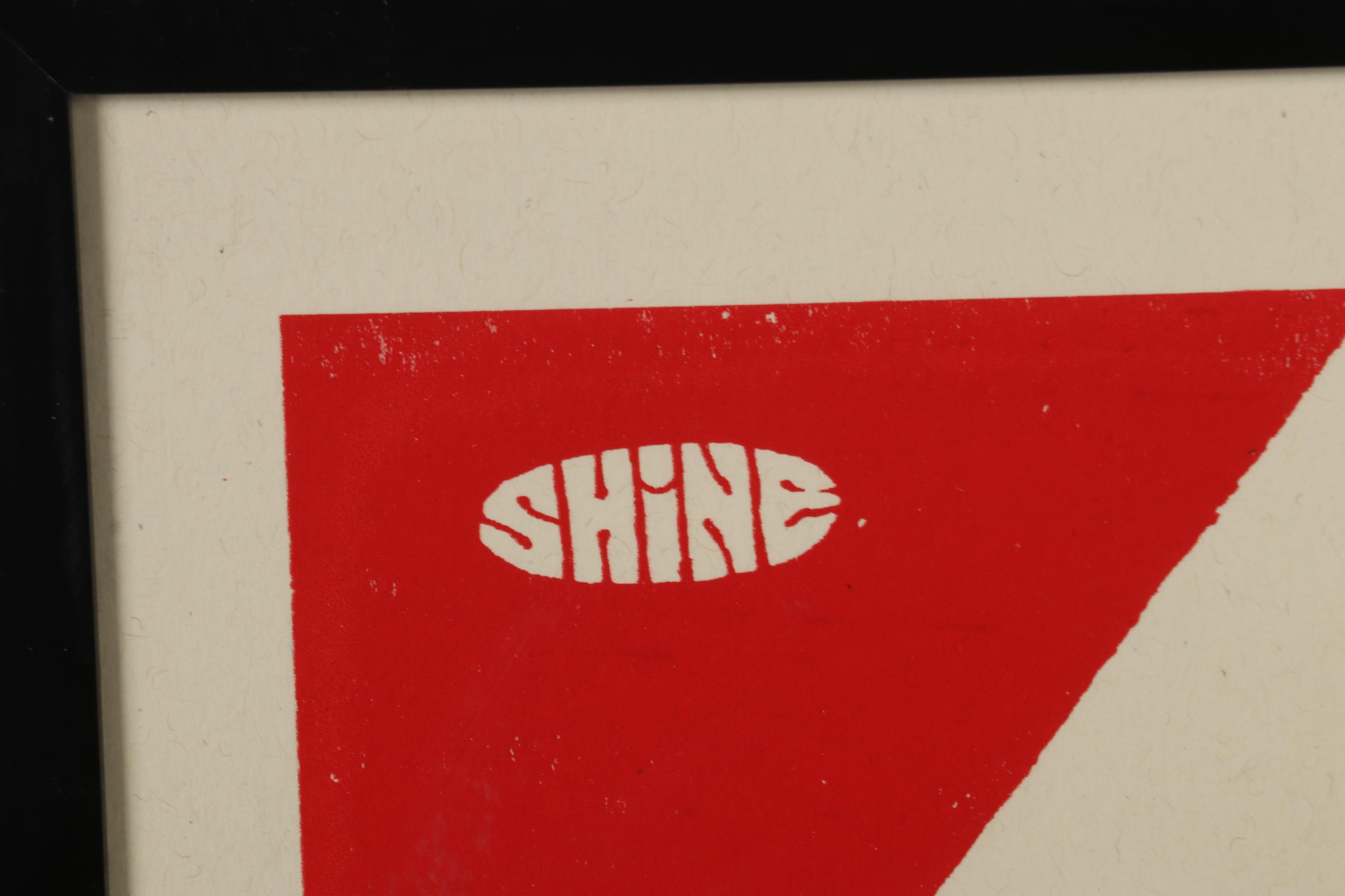 Mike Shine Serigraph "This Machine Kills Fascists," 21st Century