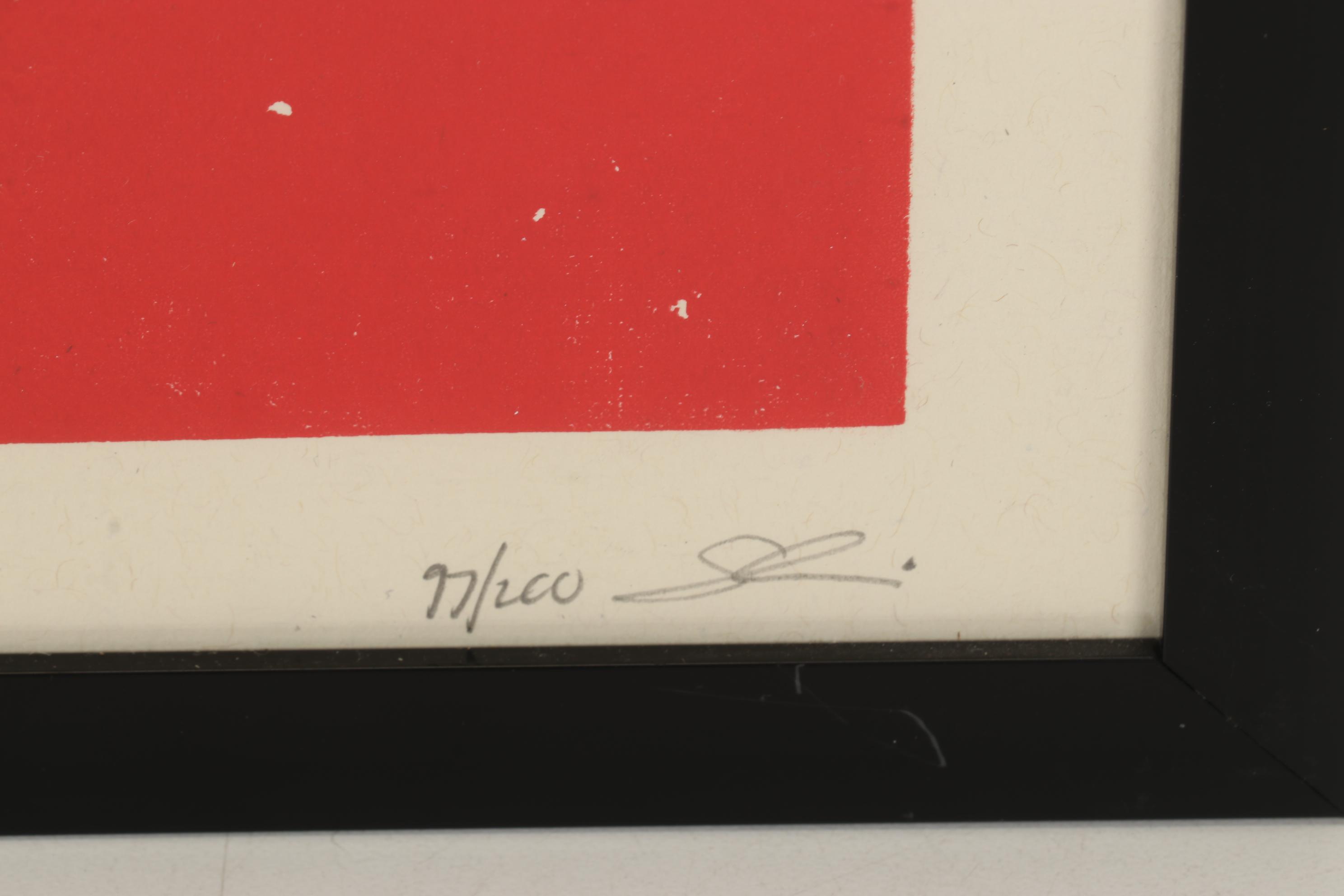 Mike Shine Serigraph "This Machine Kills Fascists," 21st Century